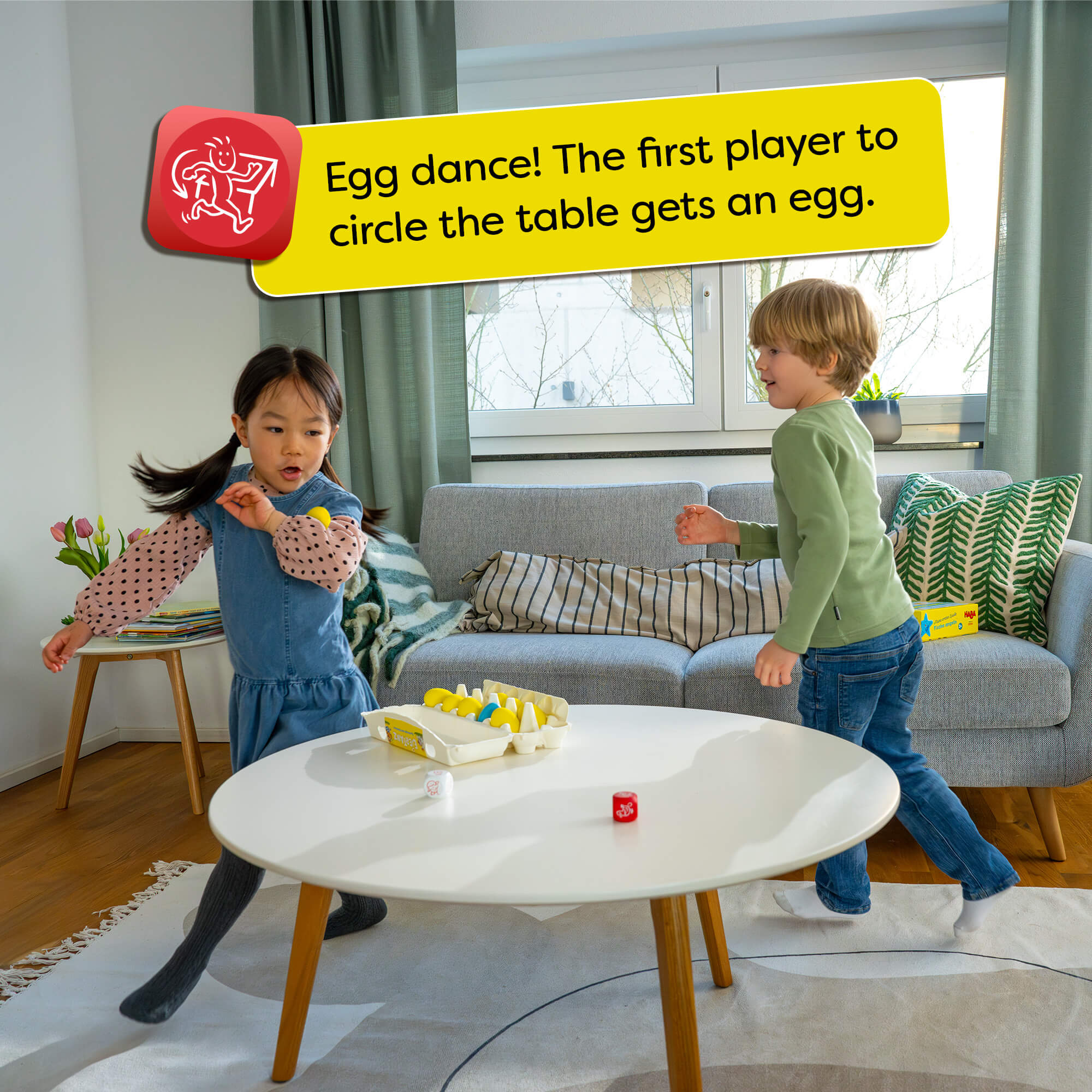 Dancing Eggs Movement and Balancing Party Game for 2-4 Players