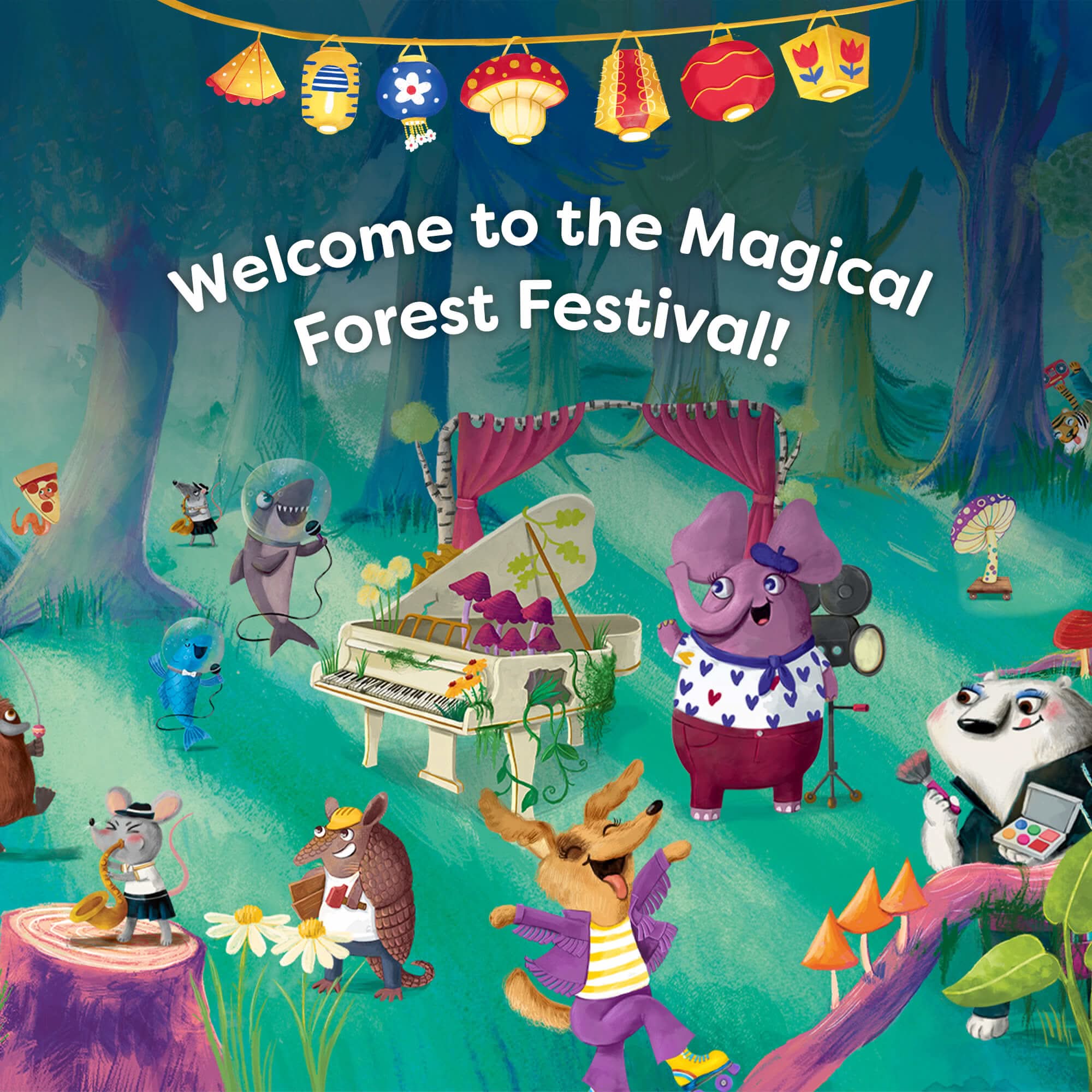 Forest Festival Memory Game for 2-4 Players