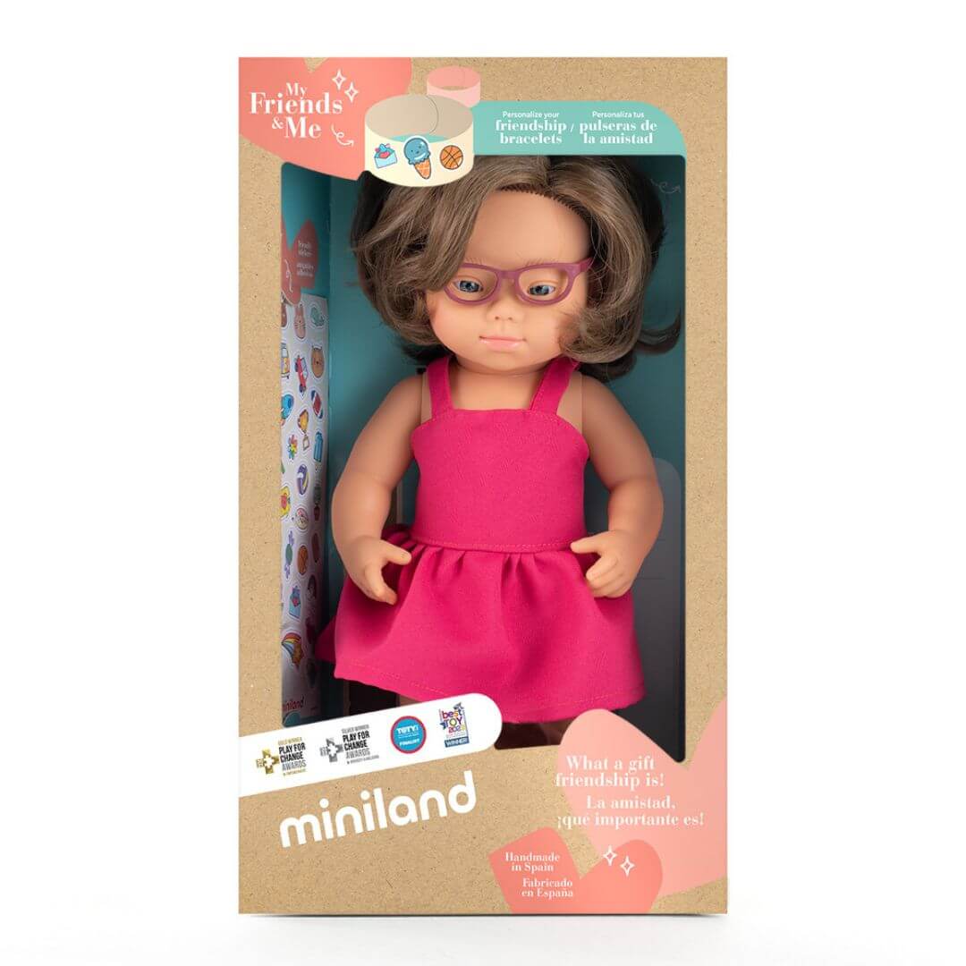 Miniland My Friends & Me 15" Doll with Down Syndrome