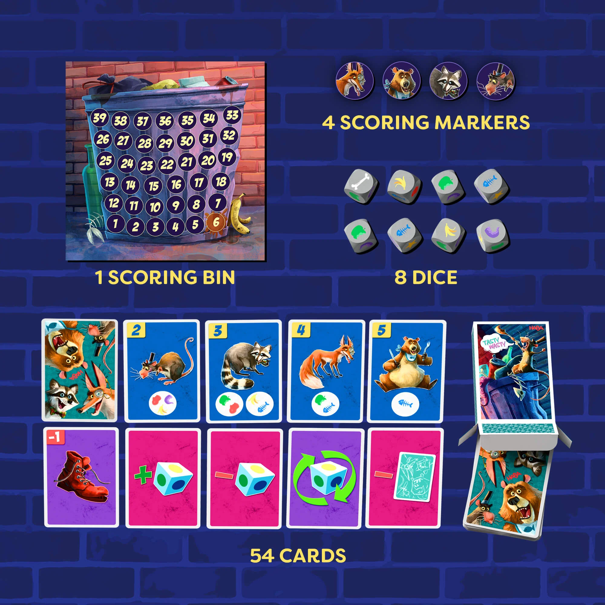 Tasty Wasty Dice Game for Family Game Nights and Fast Fun