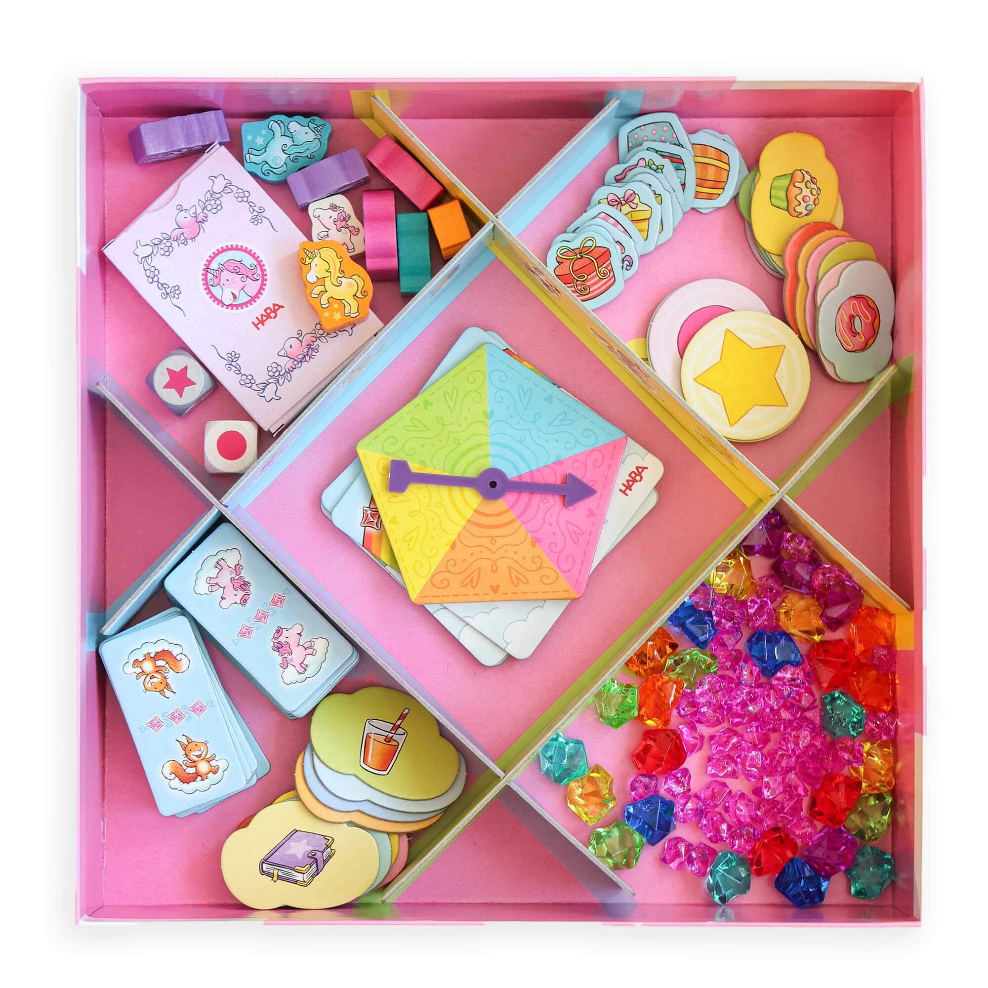 HABA Unicorn Glitterluck Game Collection with 9 Games