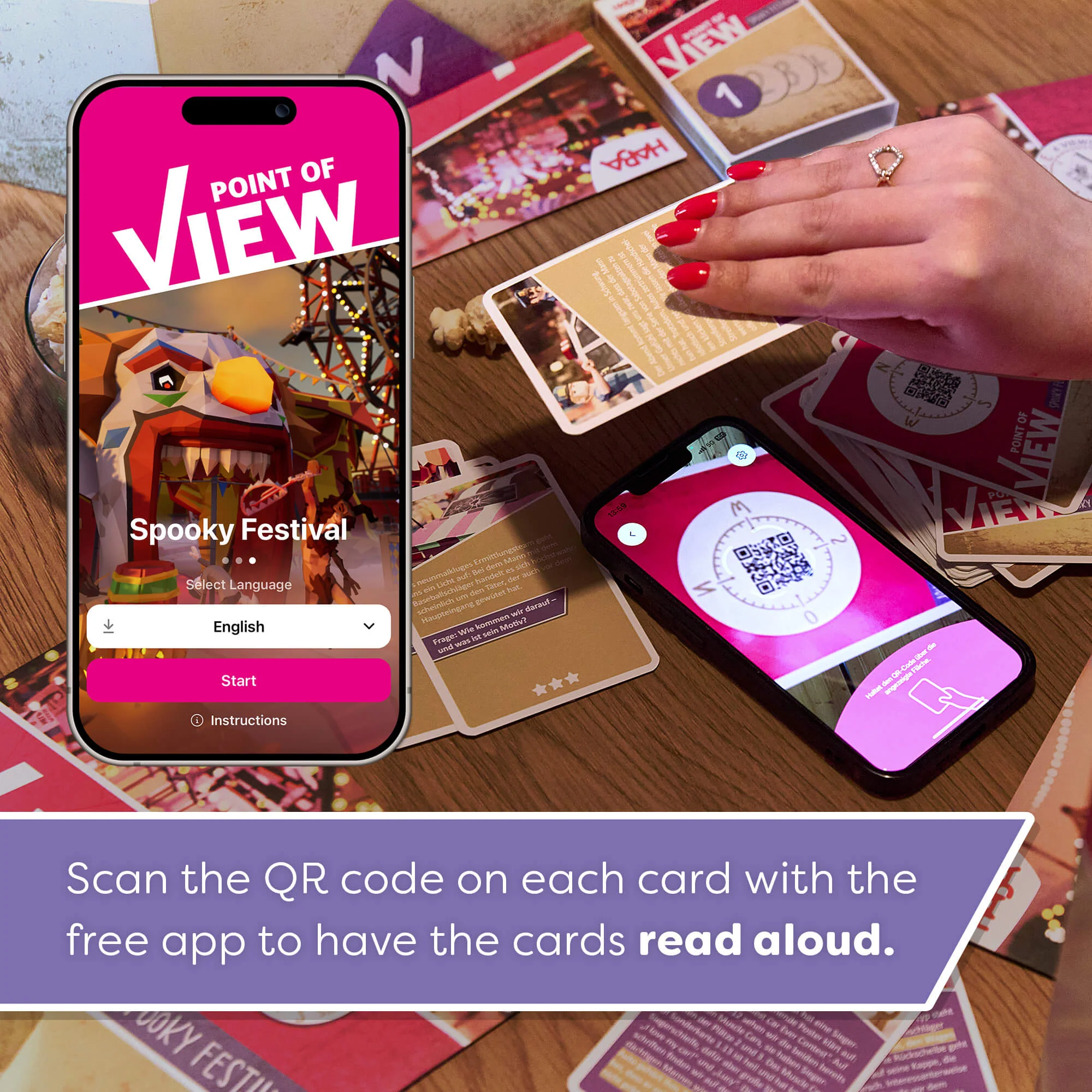Point of View: Spooky Festival Cooperative Mystery Game for 2-8 Players