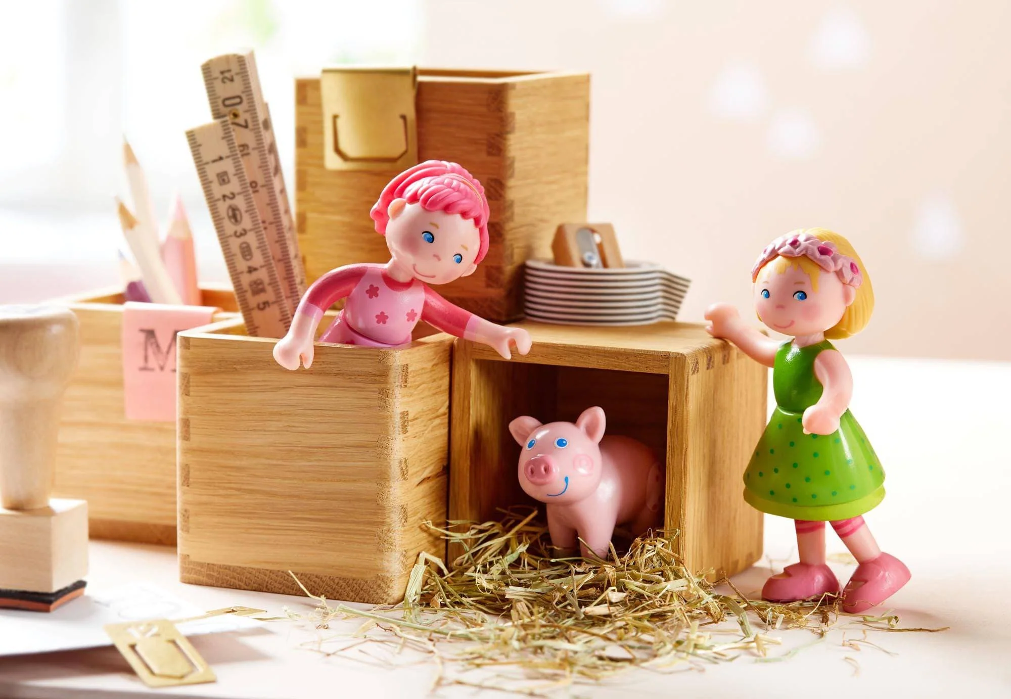 HABA Little Friends Lilli 可弯曲关节玩偶
