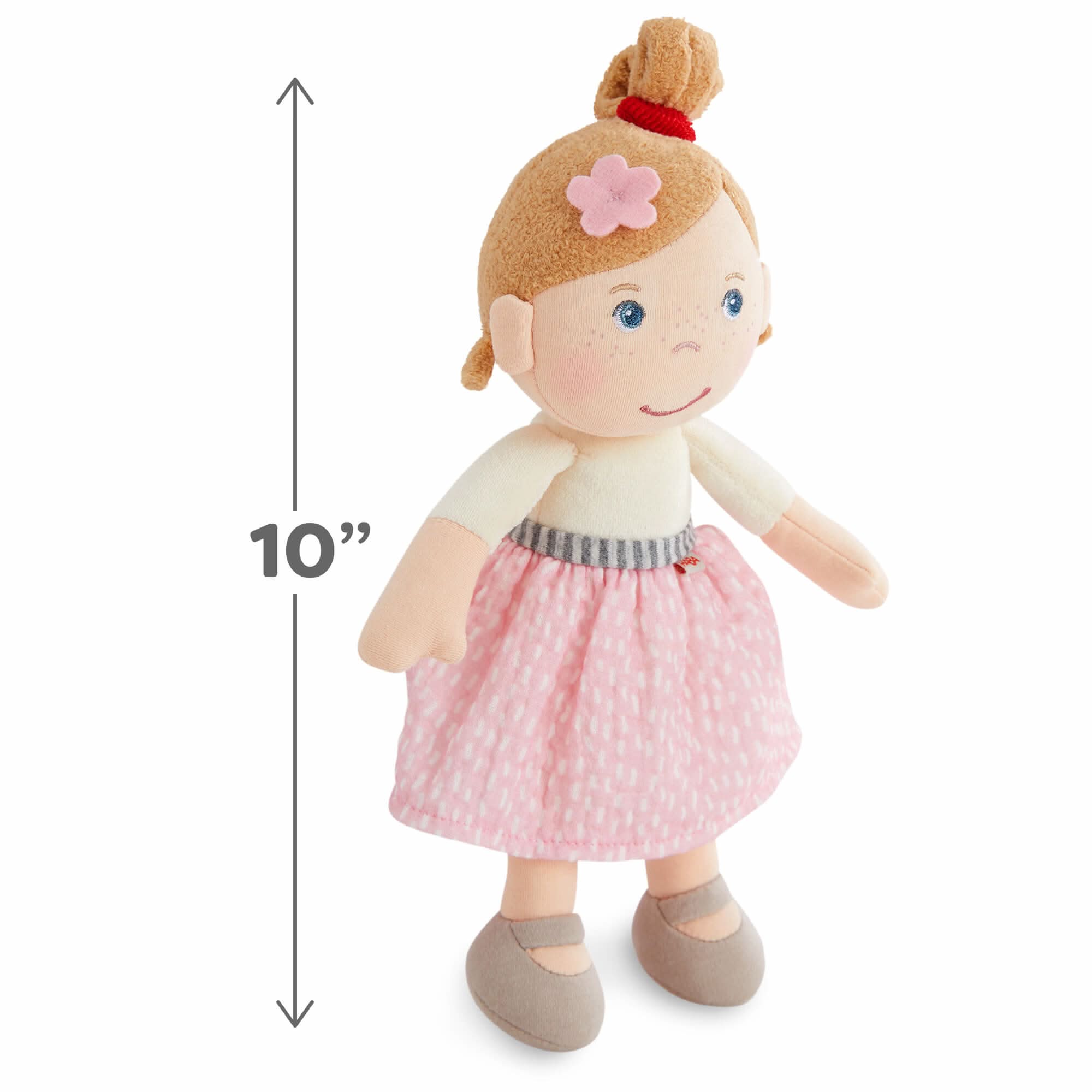 Snug Up Doll Lauren with Pink Skirt and Gray Mary Jane Shoes
