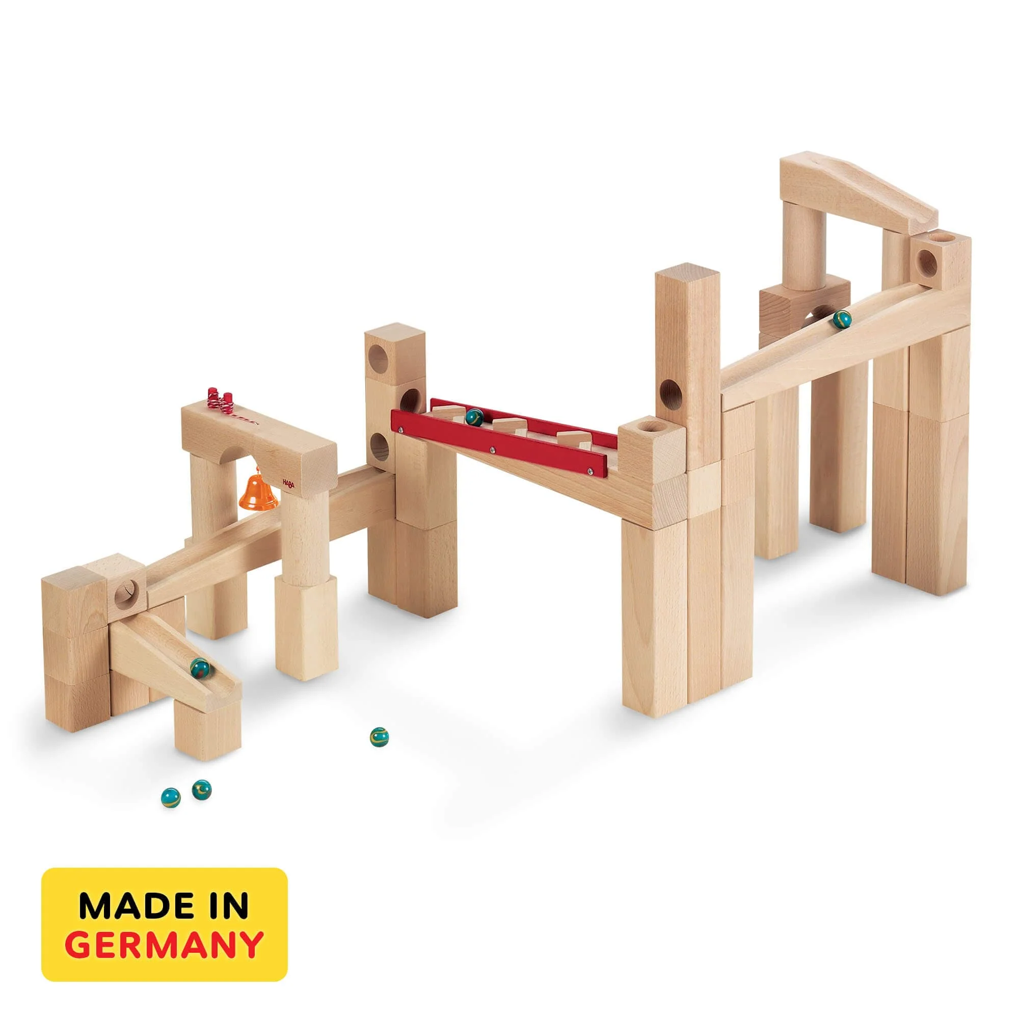 HABA Marble Run Large Set Wooden Building Toy for Kids