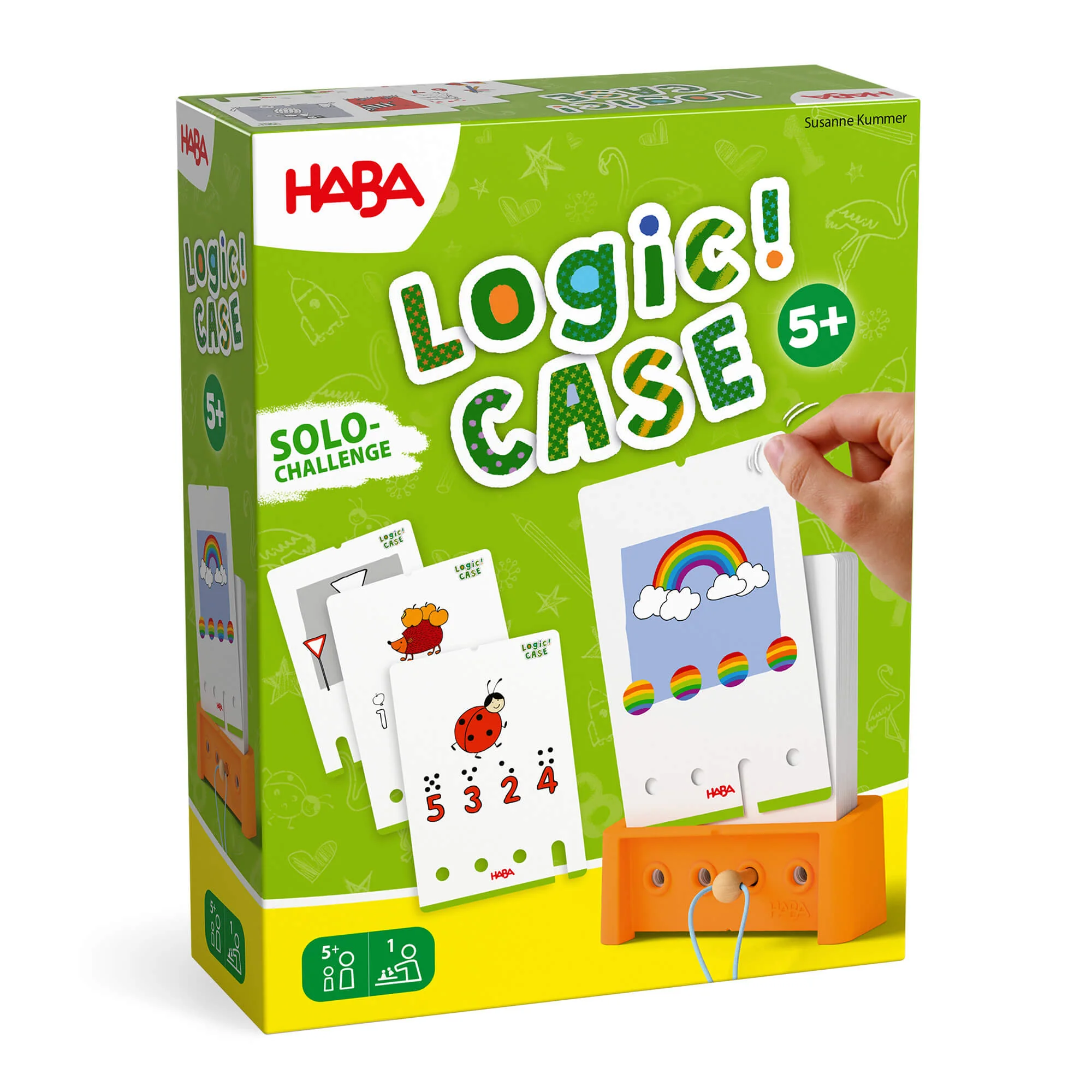 Logic! CASE 5+ Starter Set Self-Check Puzzle Game for Ages 5
