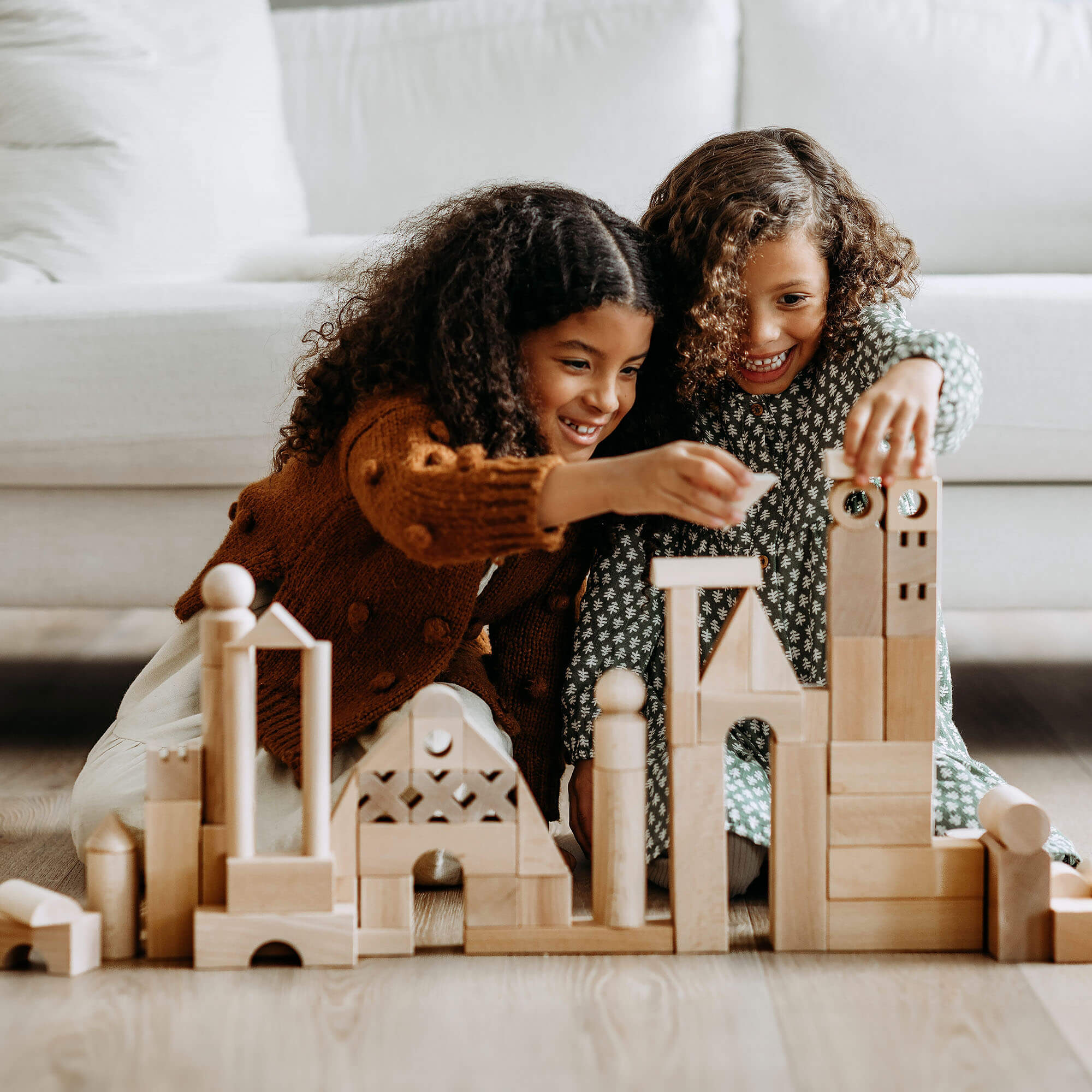 HABA Wooden Building Blocks 102 Piece Extra Large Starter Set for Toddlers