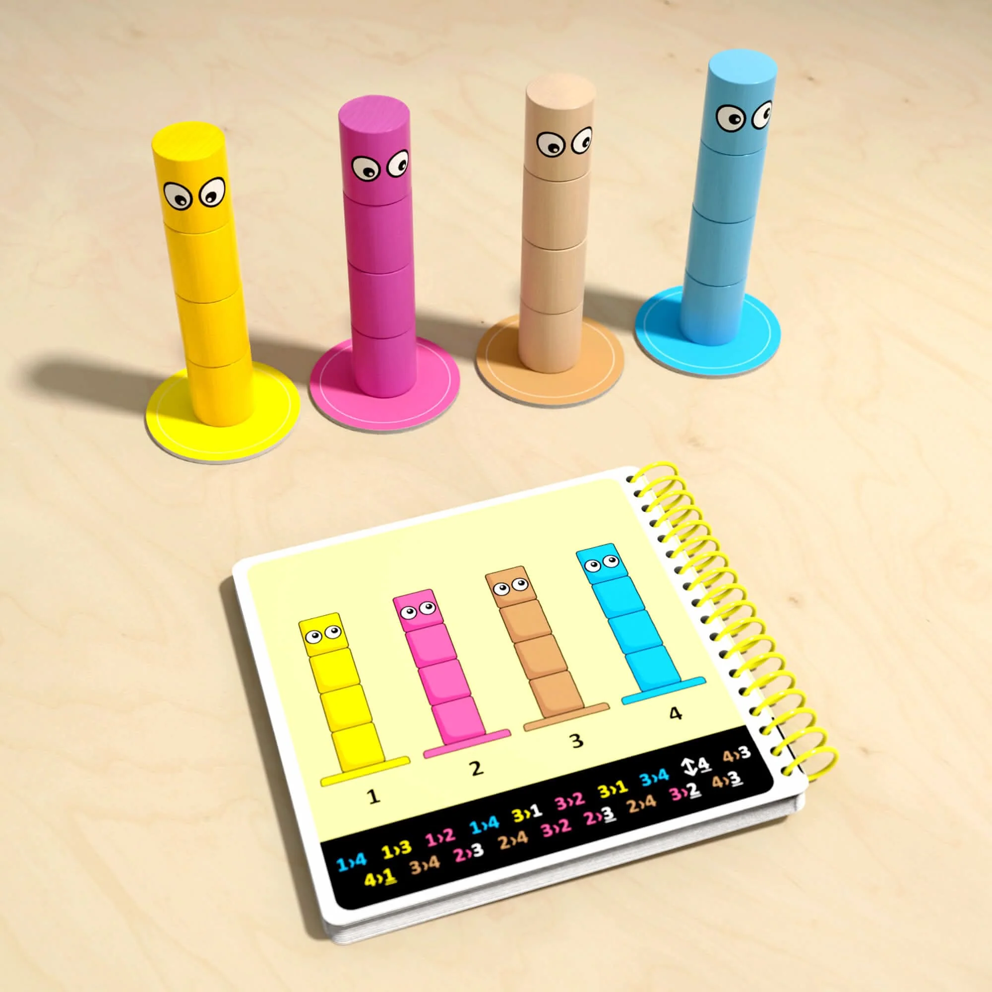 Amanda's Alpacas Logic Game with 60 Stacking Puzzles