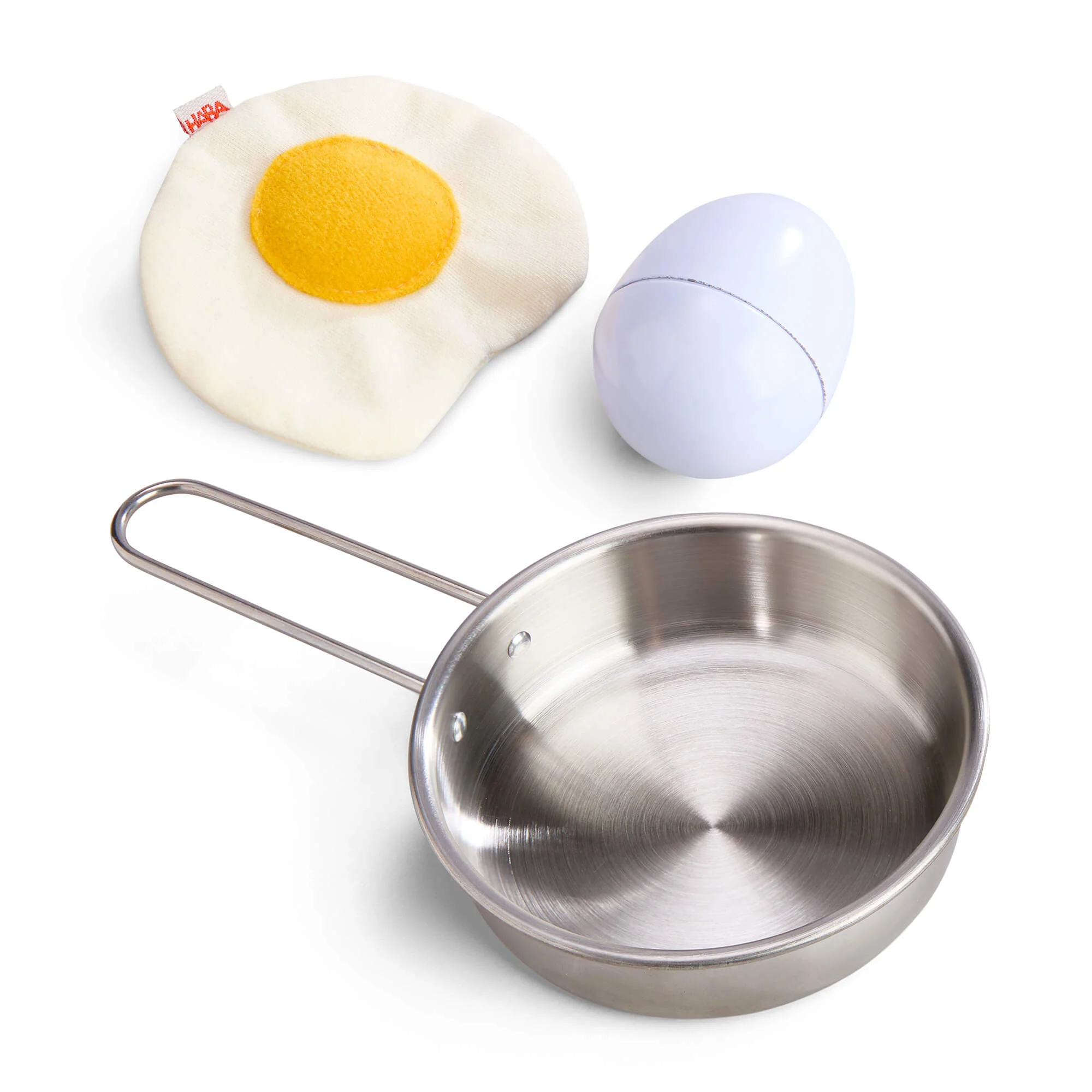 Creative Play Fried Egg and Pan Play Food Set for Toddlers