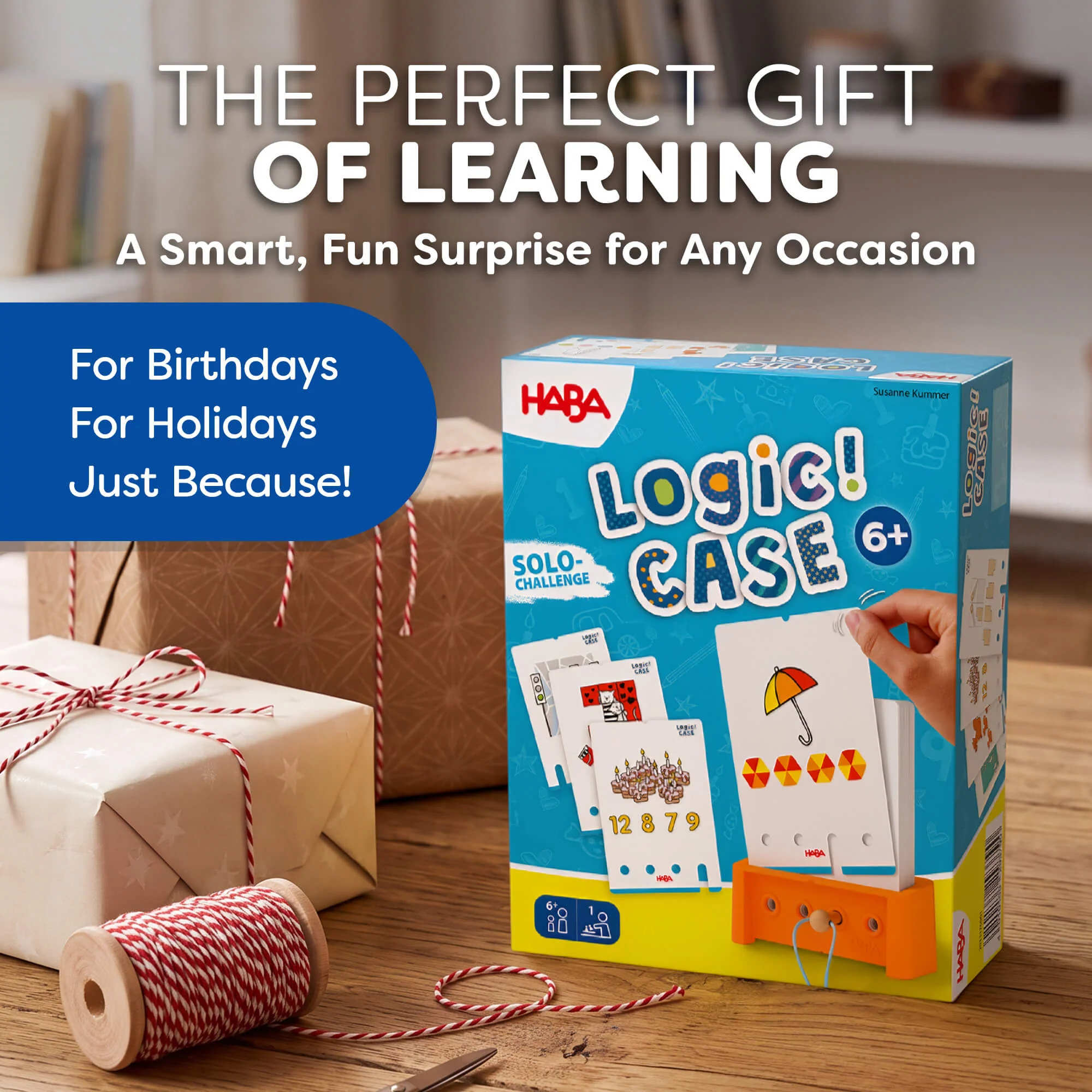 Logic! CASE 6+ Starter Set Visual Puzzle Game for Kids