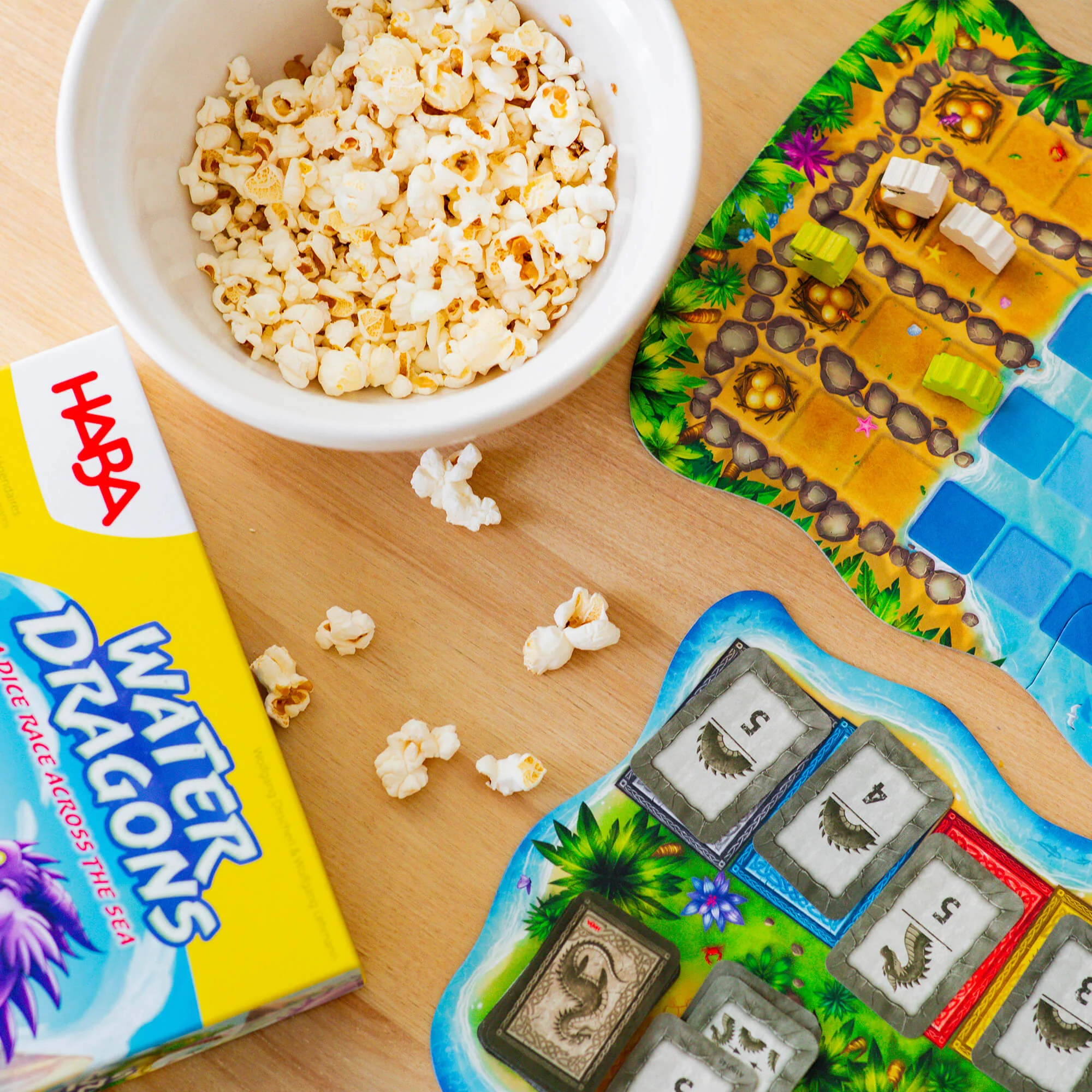 Water Dragons Family Dice Race Board Game for Ages 5 and Up