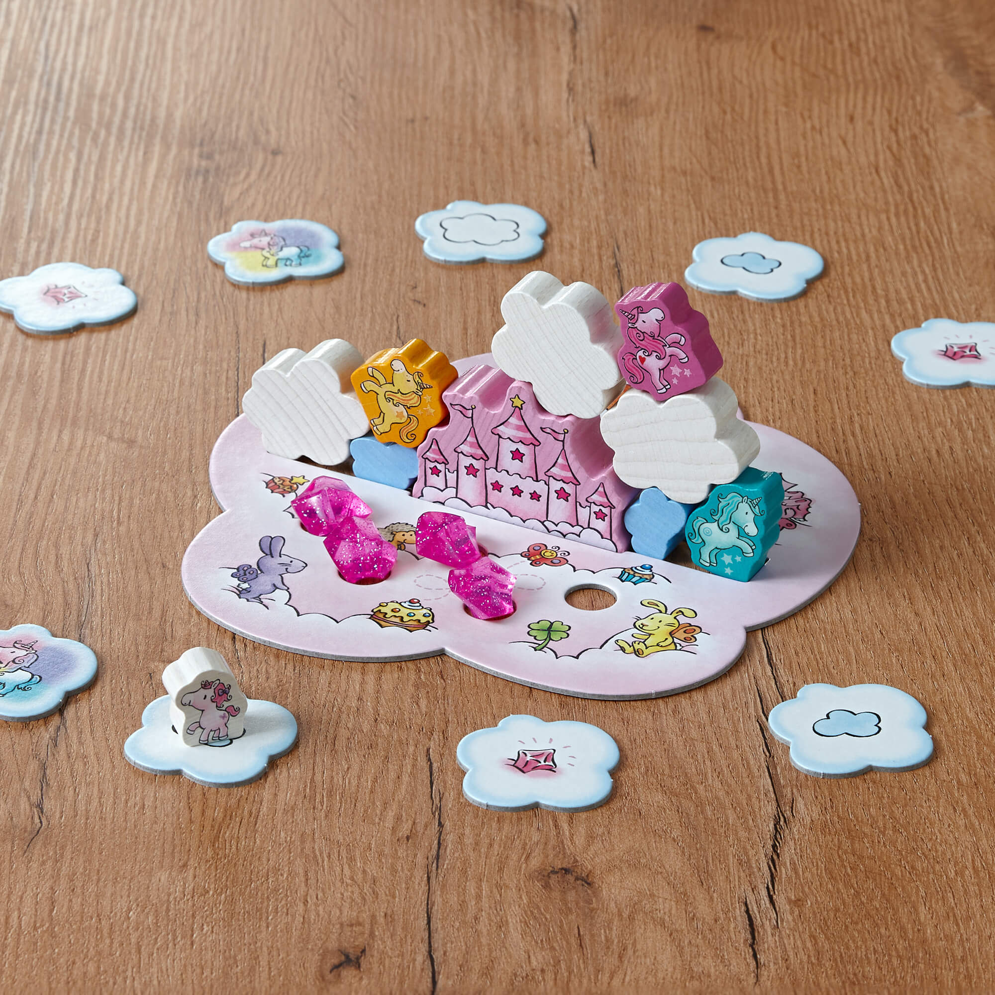 Unicorn Glitterluck Cloud Stacking 合作游戏