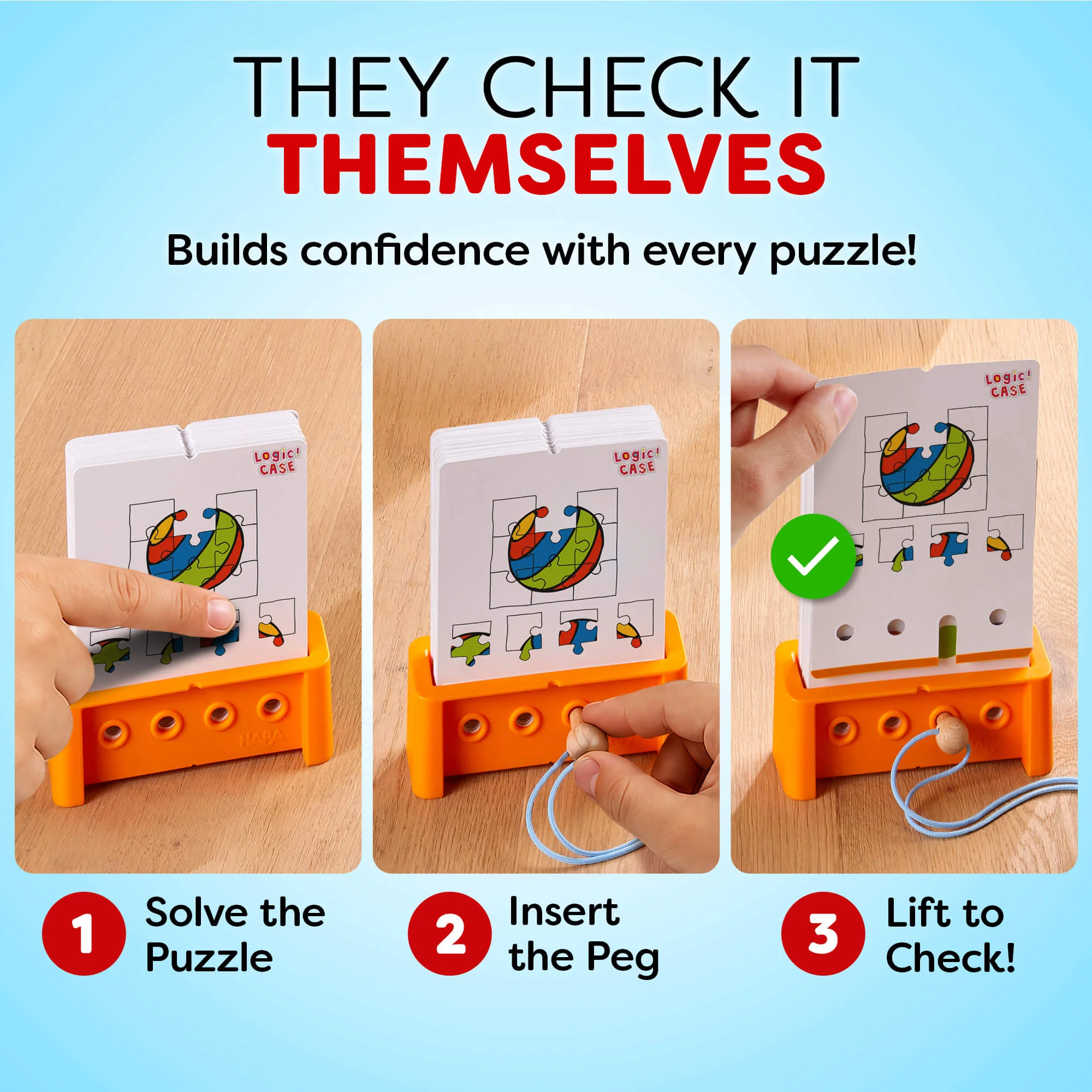 Logic! CASE 7+ Starter Set Puzzle Game for Confident Young Thinkers