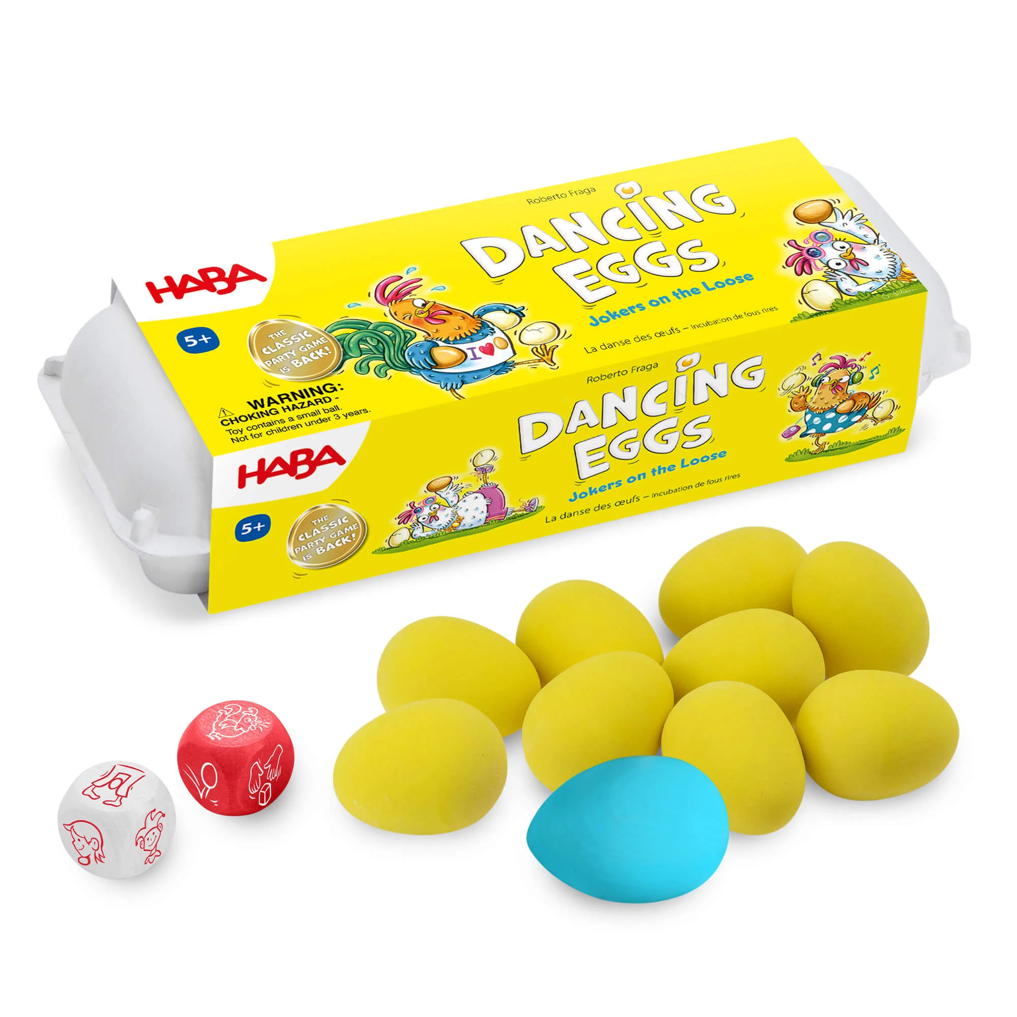 Dancing Eggs Movement and Balancing Party Game for 2-4 Players
