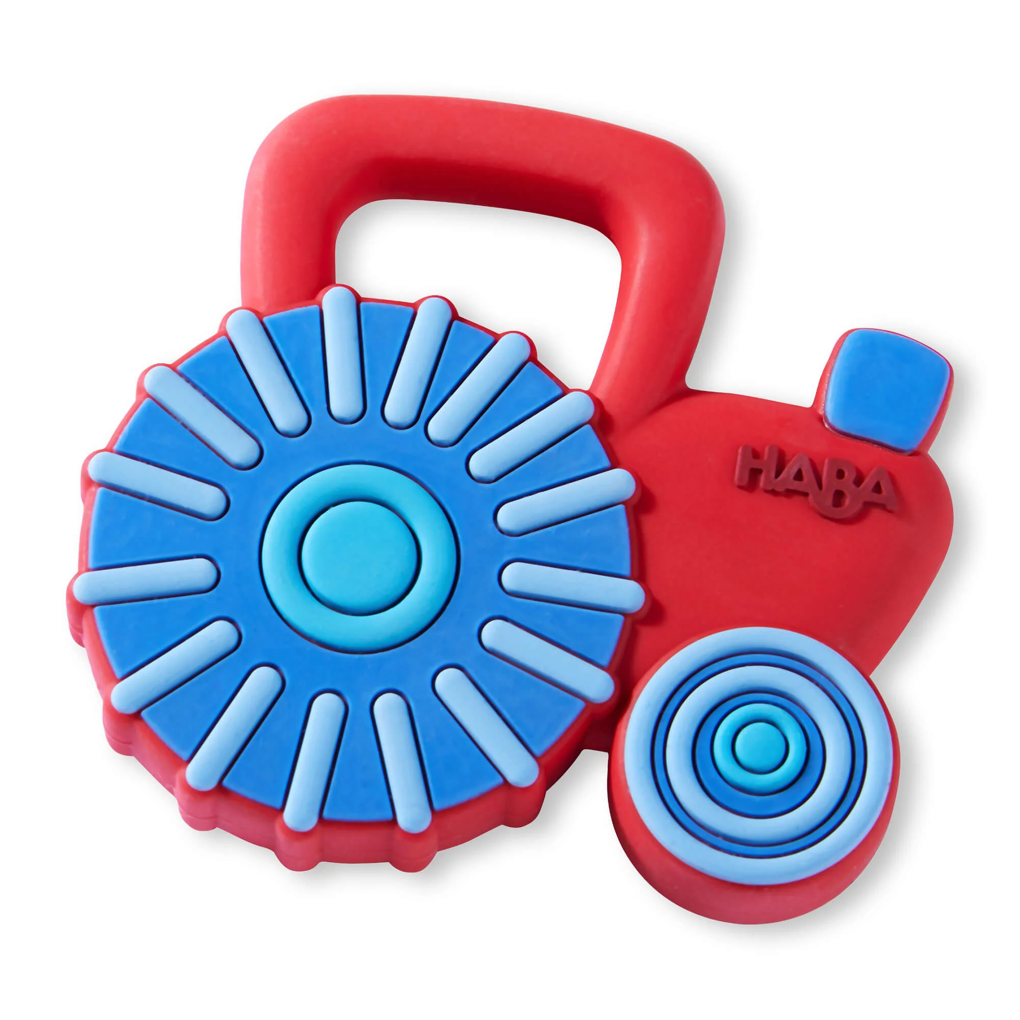 Tractor Silicone Teether for Teething Babies to Grasp