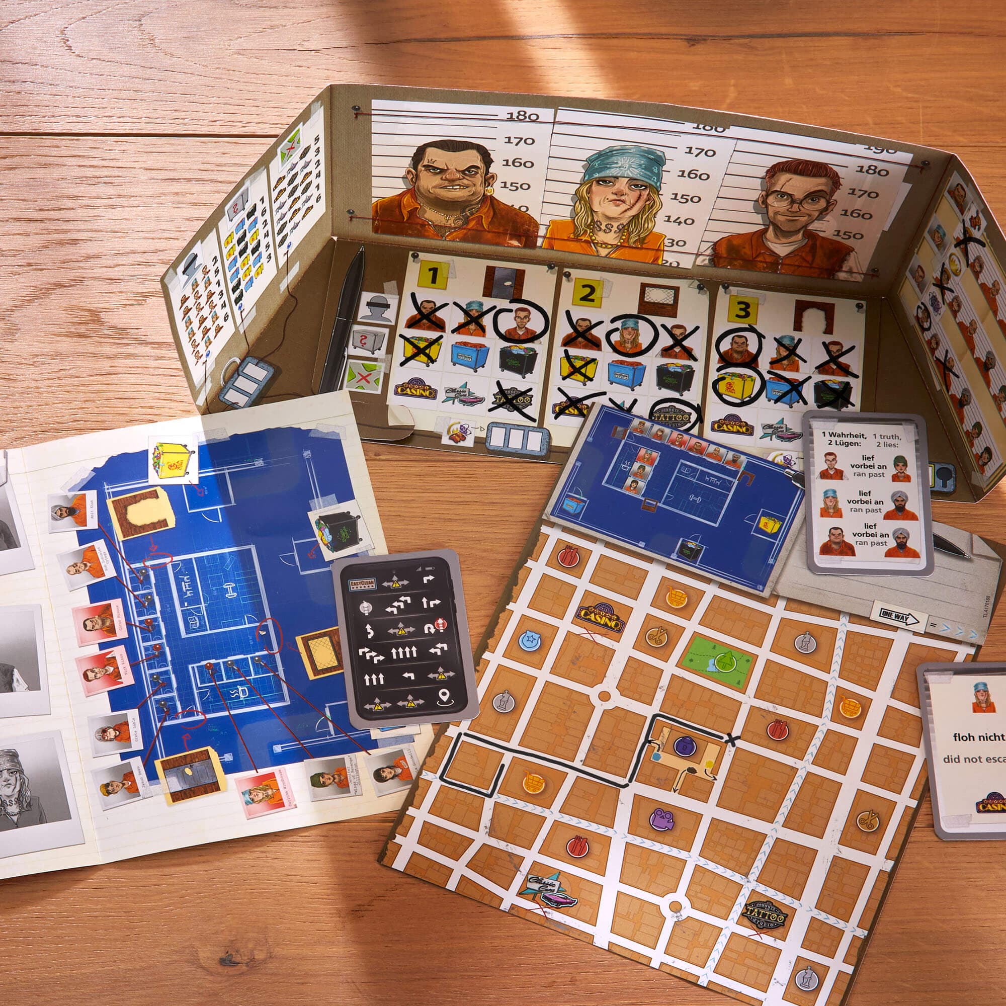 The Key Escape from Strongwall Prison Deduction Game