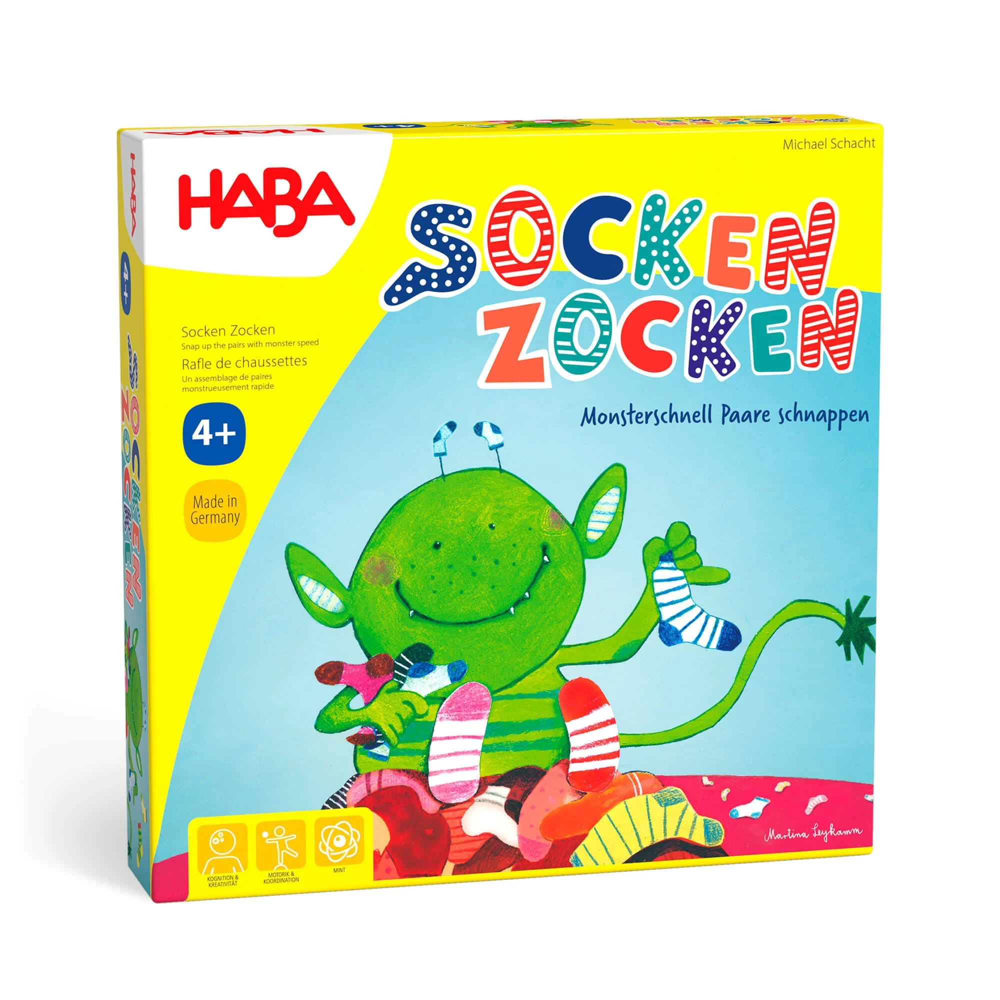 Socken Zocken Sock Matching Game for 2-6 Players Ages 4+