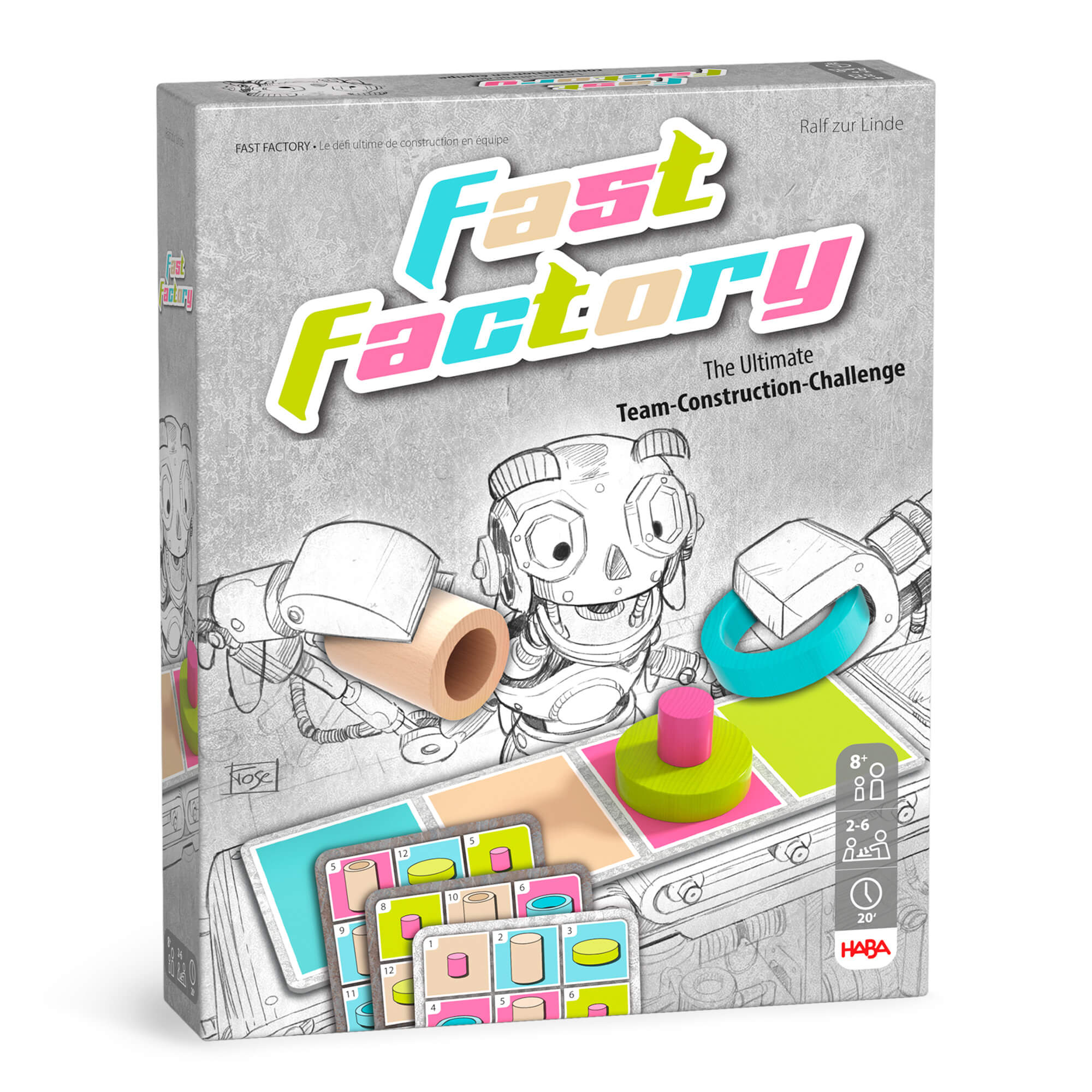 Fast Factory Family Game Team Assembly Challenge with Punch Press