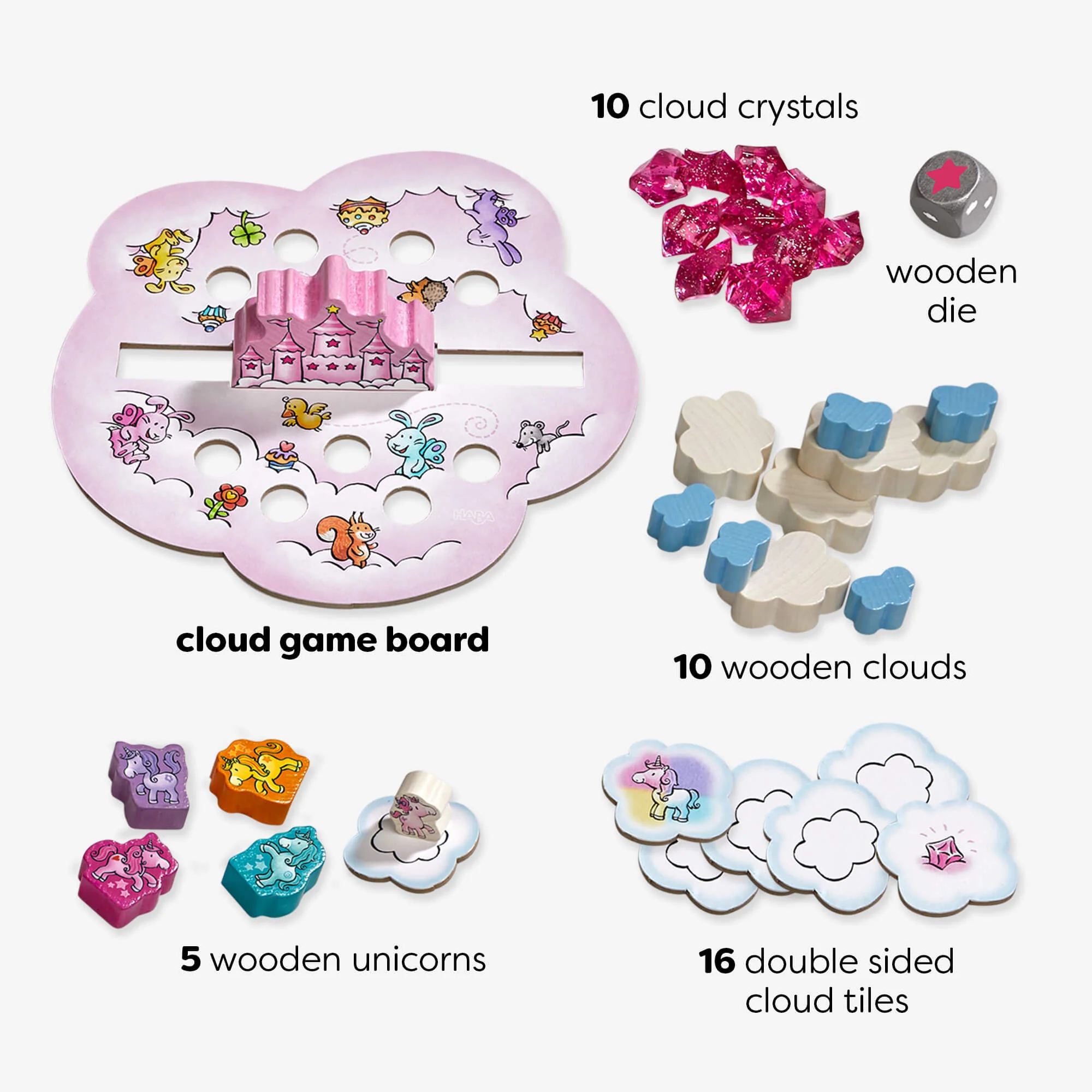 Unicorn Glitterluck Cloud Stacking 合作游戏