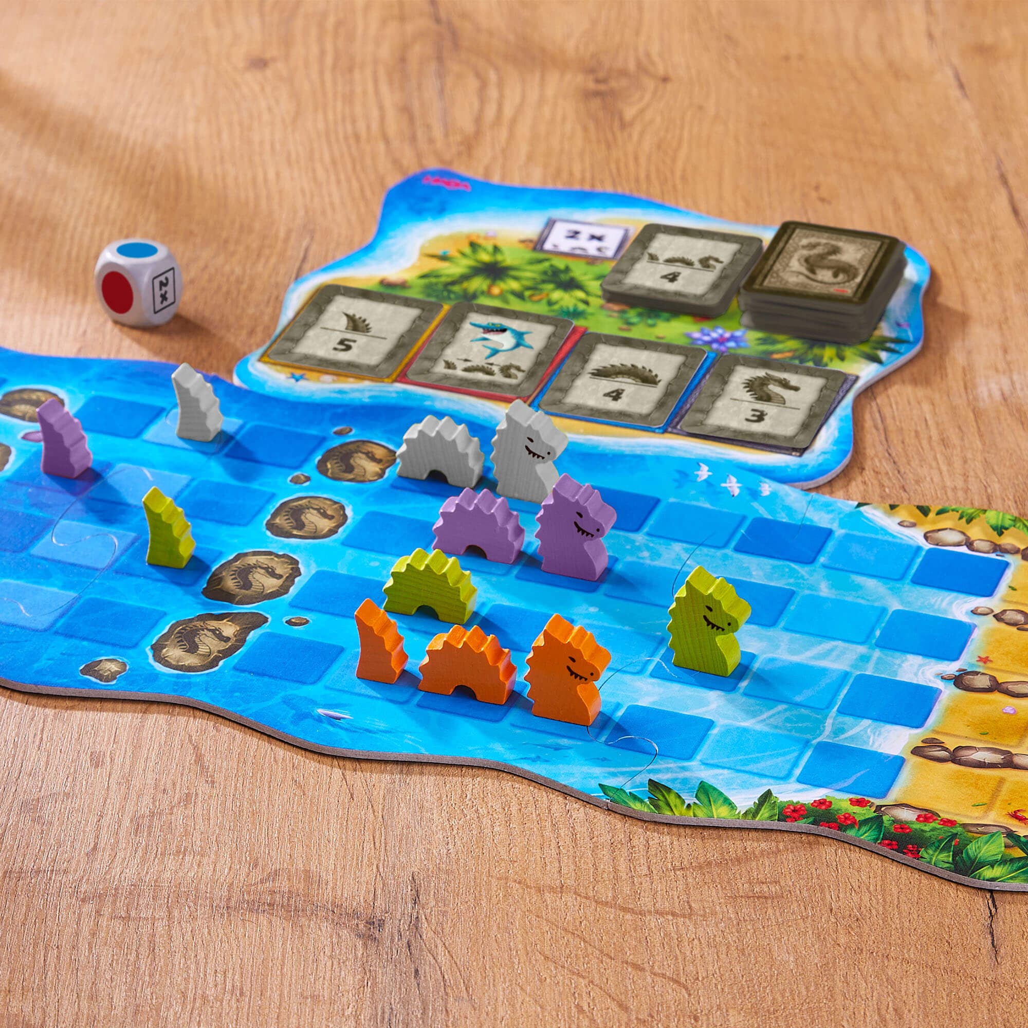 Water Dragons Family Dice Race Board Game for Ages 5 and Up