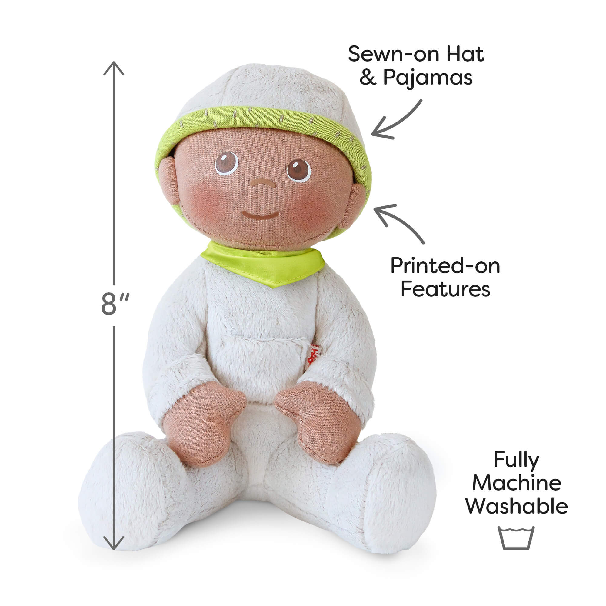 Snug Up Doll Ollie: Soft 8 Inch First Baby Doll for Newborns