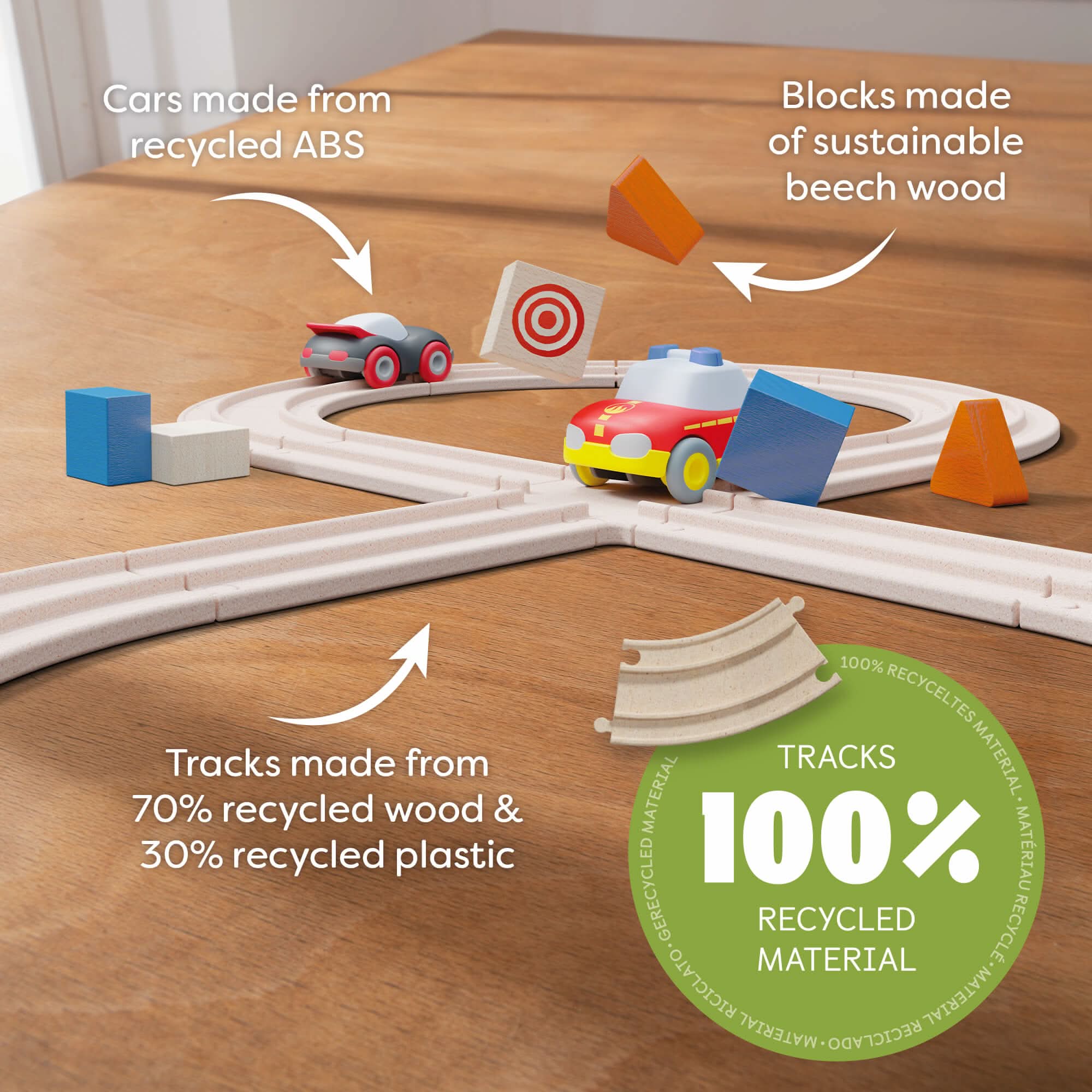 HABA Cars Ultimate Bundle: Racetrack, Stunt Jump & Expansion Sets