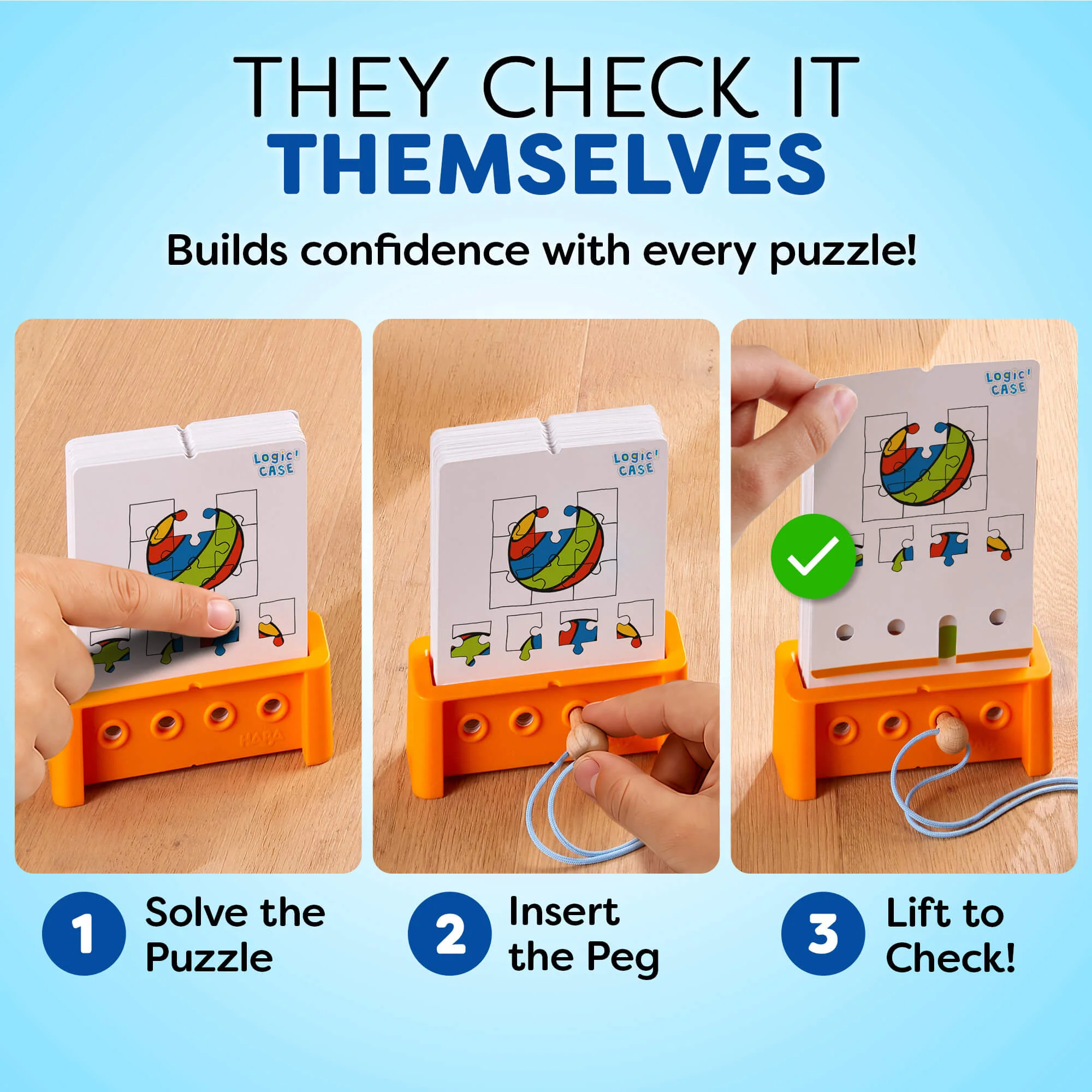 Logic! CASE 6+ Starter Set Visual Puzzle Game for Kids