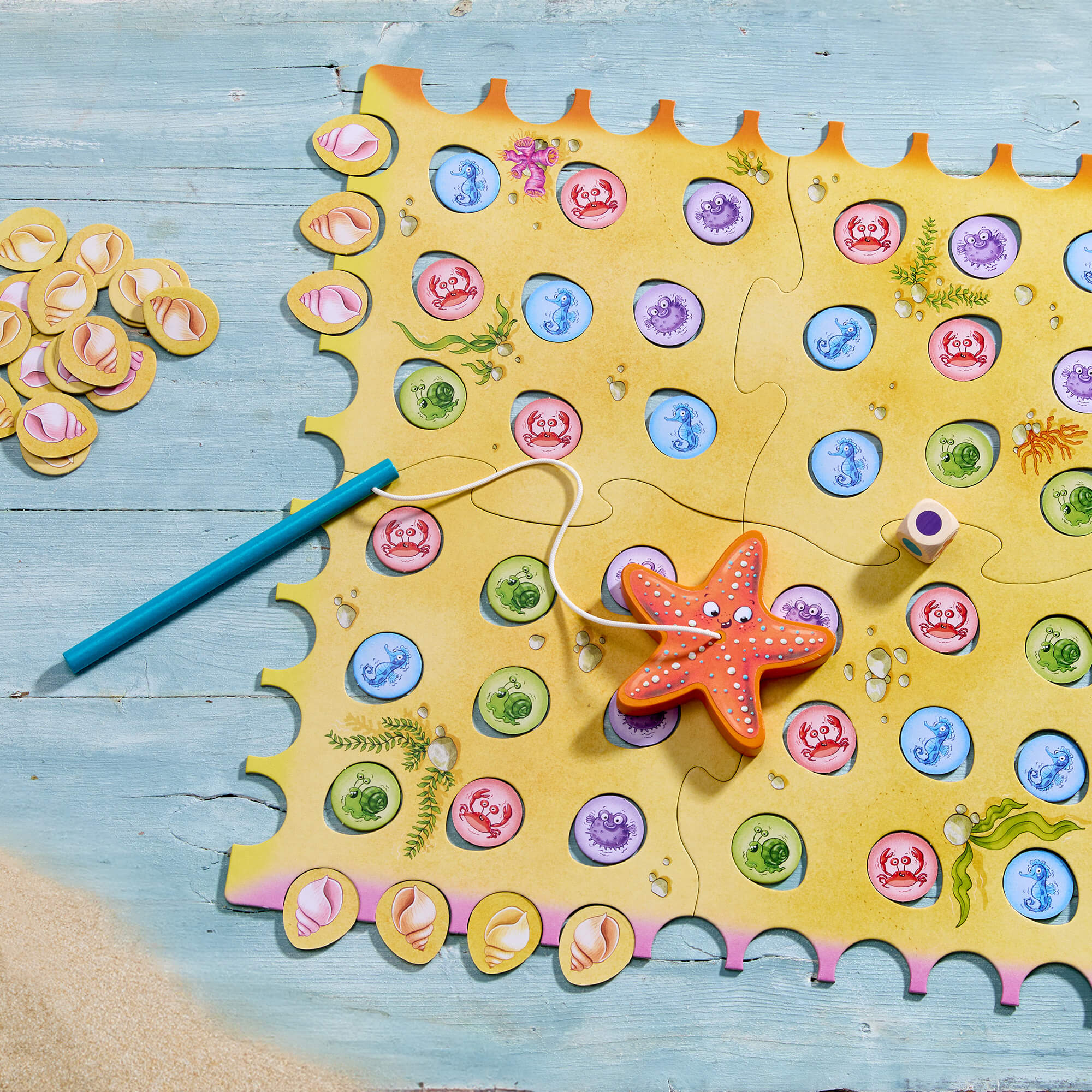 Sebastian Sea Star Fishing Game for 2-4 Players Ages 3 and Up