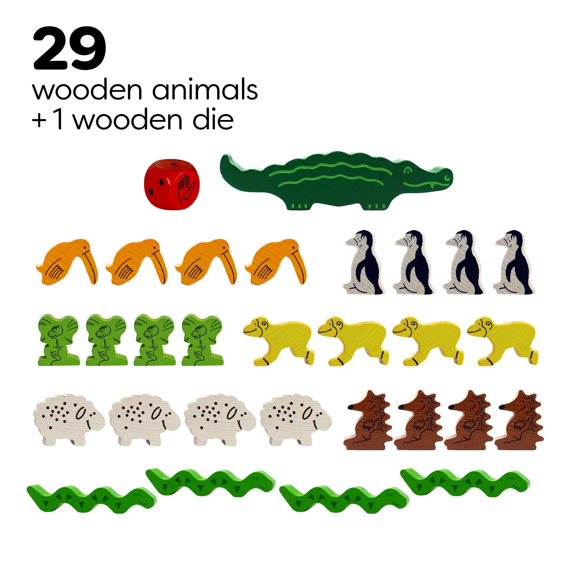 Animal Upon Animal Stacking Game, Compact Version