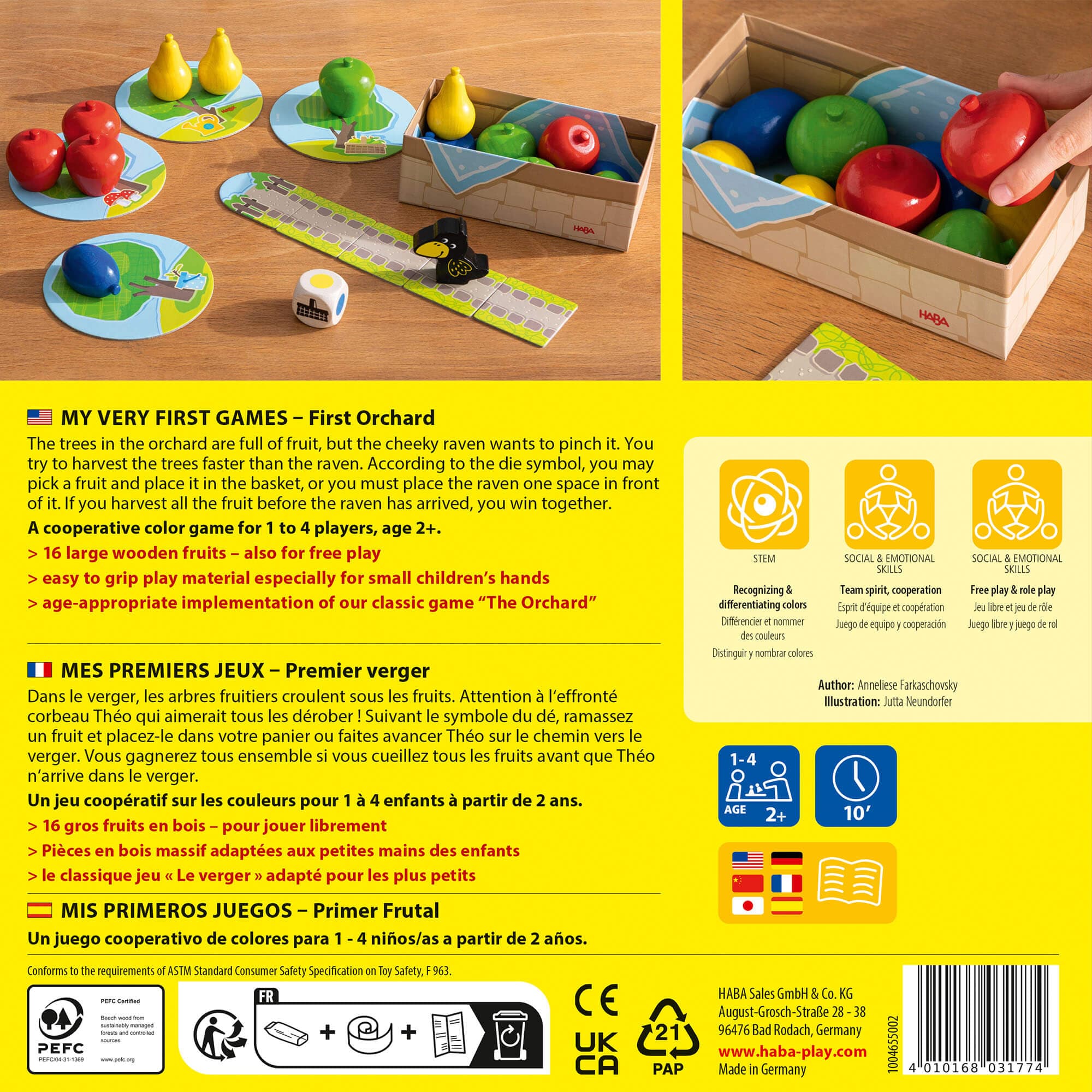 HABA My Very First Games First Orchard Toddler Game