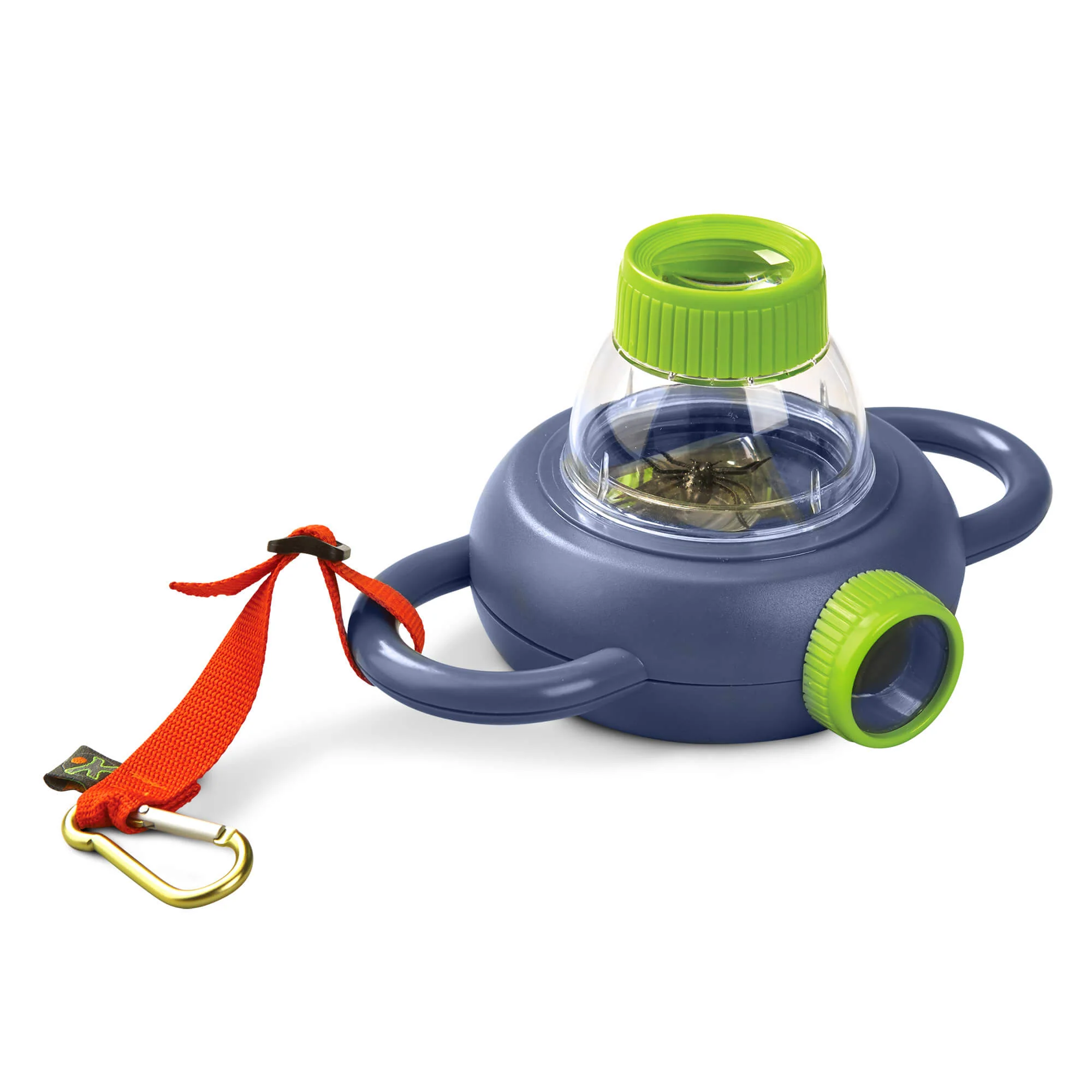 Terra Kids Exploration Magnifier with Carabiner Clip and Mirror