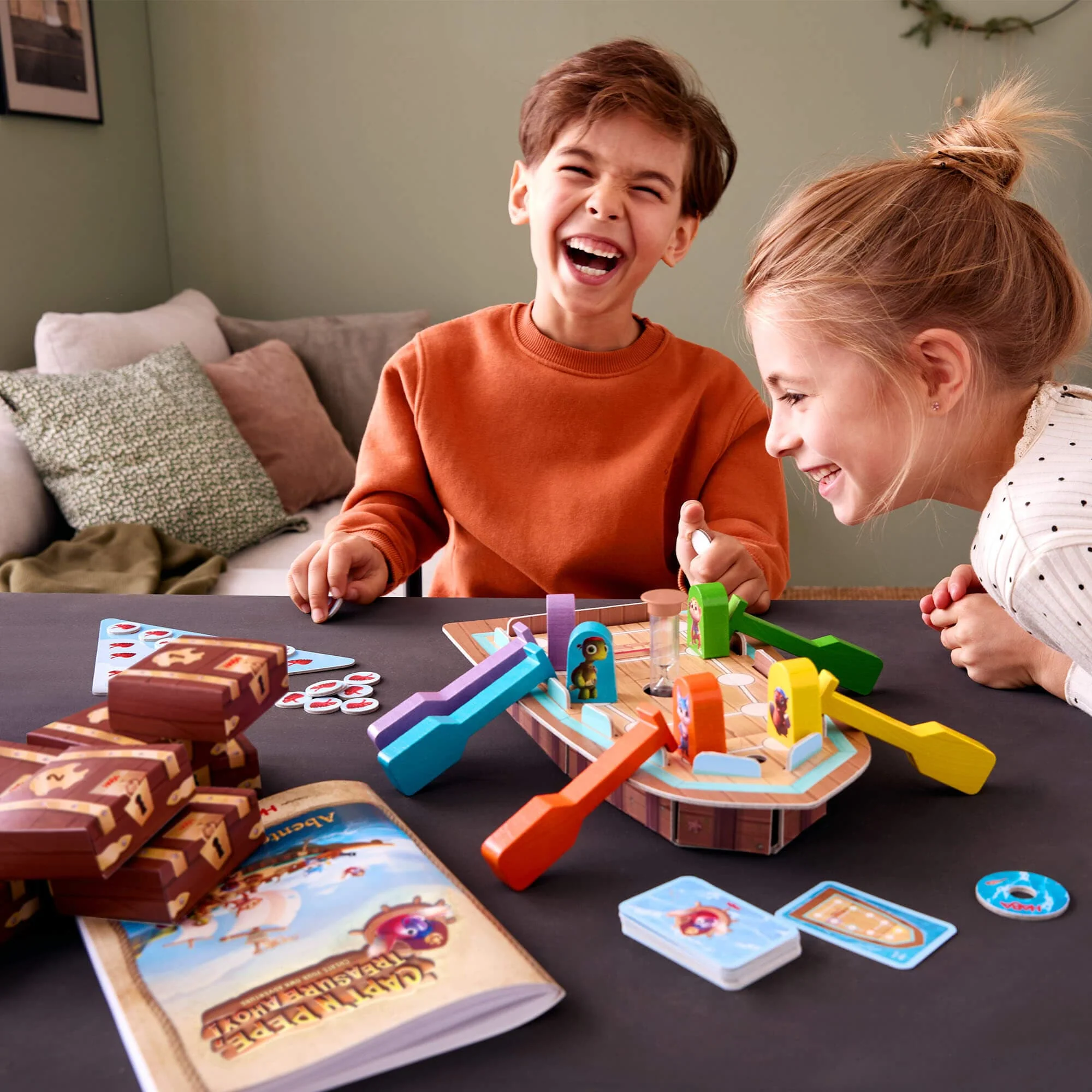 Capt'n Pepe Treasure Ahoy Cooperative Legacy Game for 2-5 Players