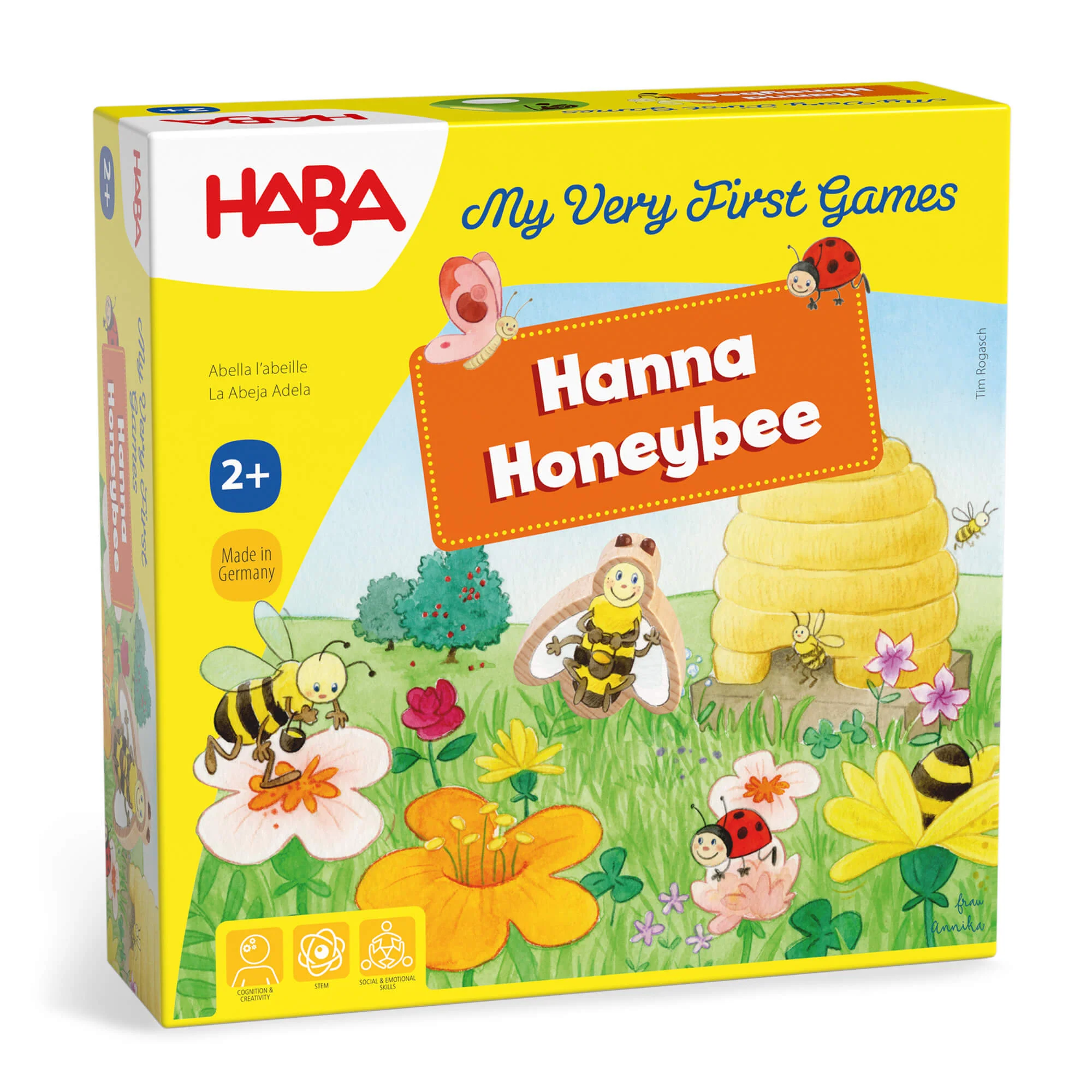 My Very First Games Hanna Honeybee Cooperative Toddler Game for Ages 2+