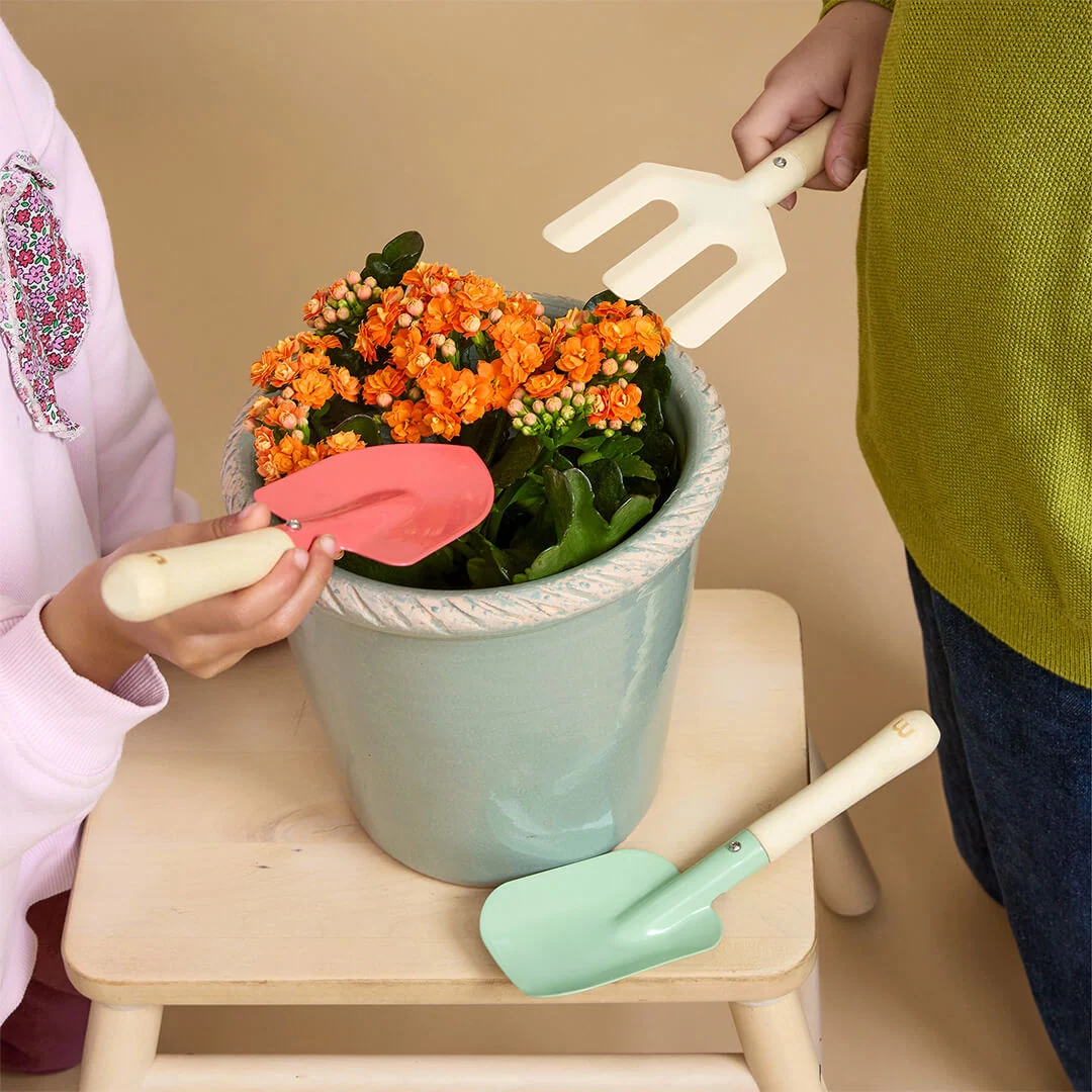 Miniland Kids Gardening Tool Set: Trowel, Scoop Shovel and Rake