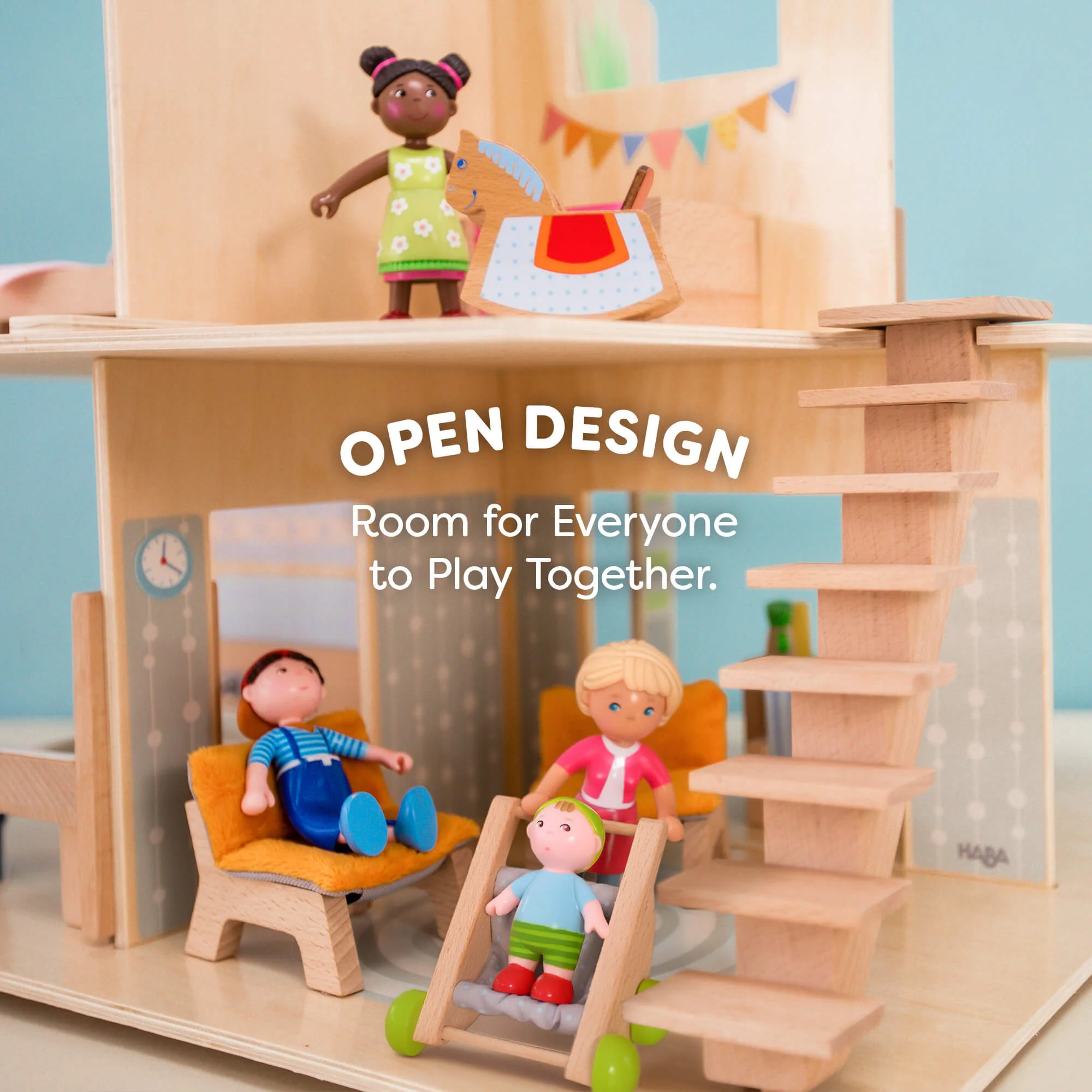 Little Friends Ultimate Dollhouse Friends Bundle with Town Villa and 8 Dolls