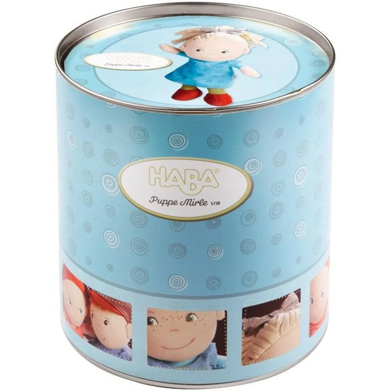 Mirle Soft 8 Inch Baby Doll in Gift Tin for Cuddling