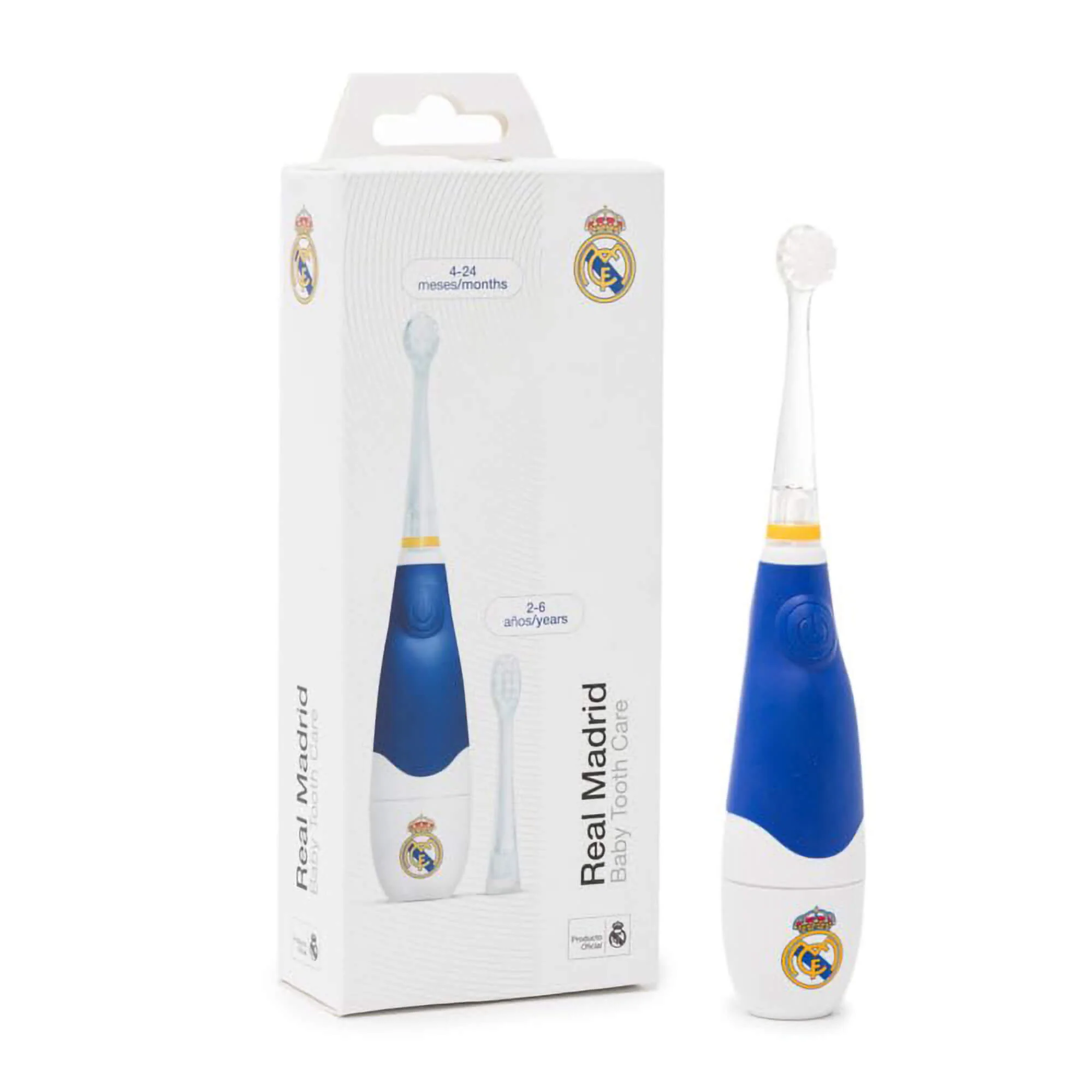 Miniland Real Madrid Baby Electric Toothbrush for Kids 6 Months and Up