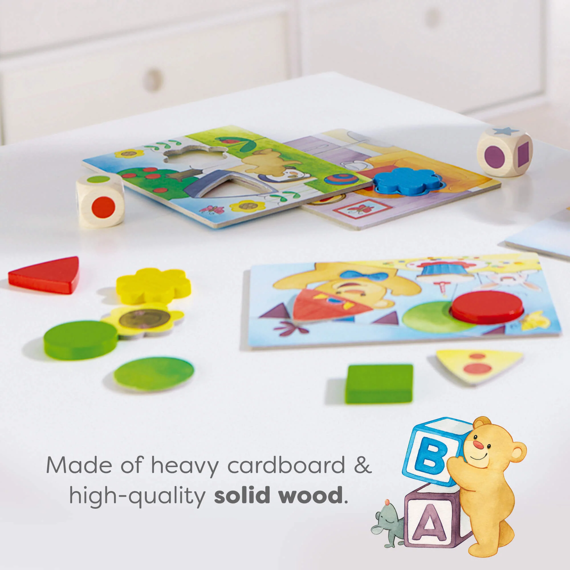 My Very First Games - Teddy's Colors and Shapes Toddler Board Game