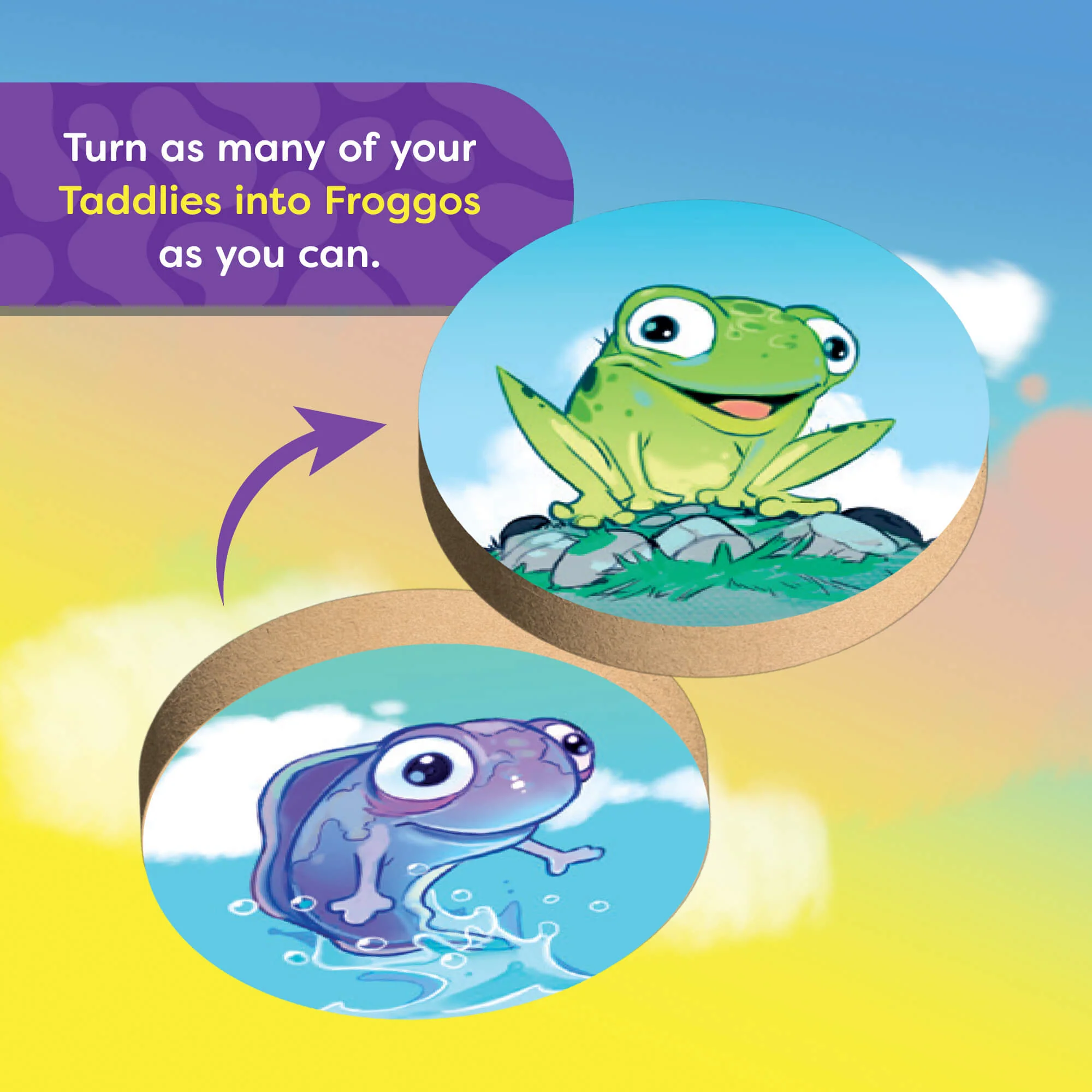 Froggos 骰子游戏 – 孵化蝌蚪并跳跃登陆