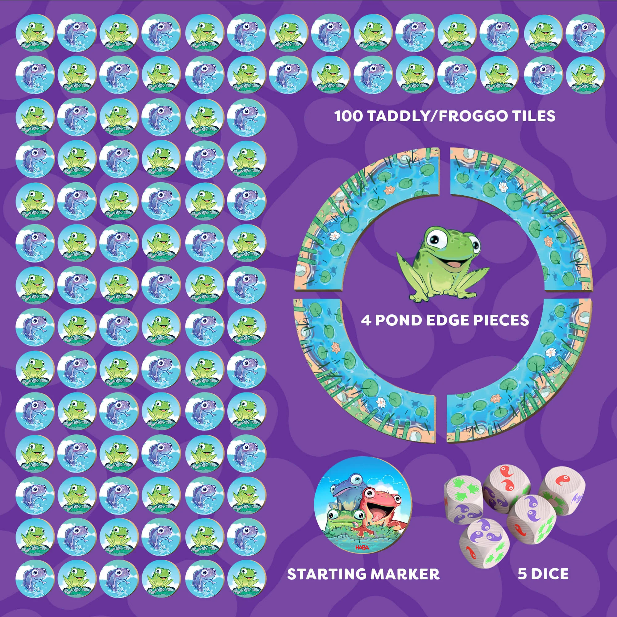 Froggos 骰子游戏 – 孵化蝌蚪并跳跃登陆