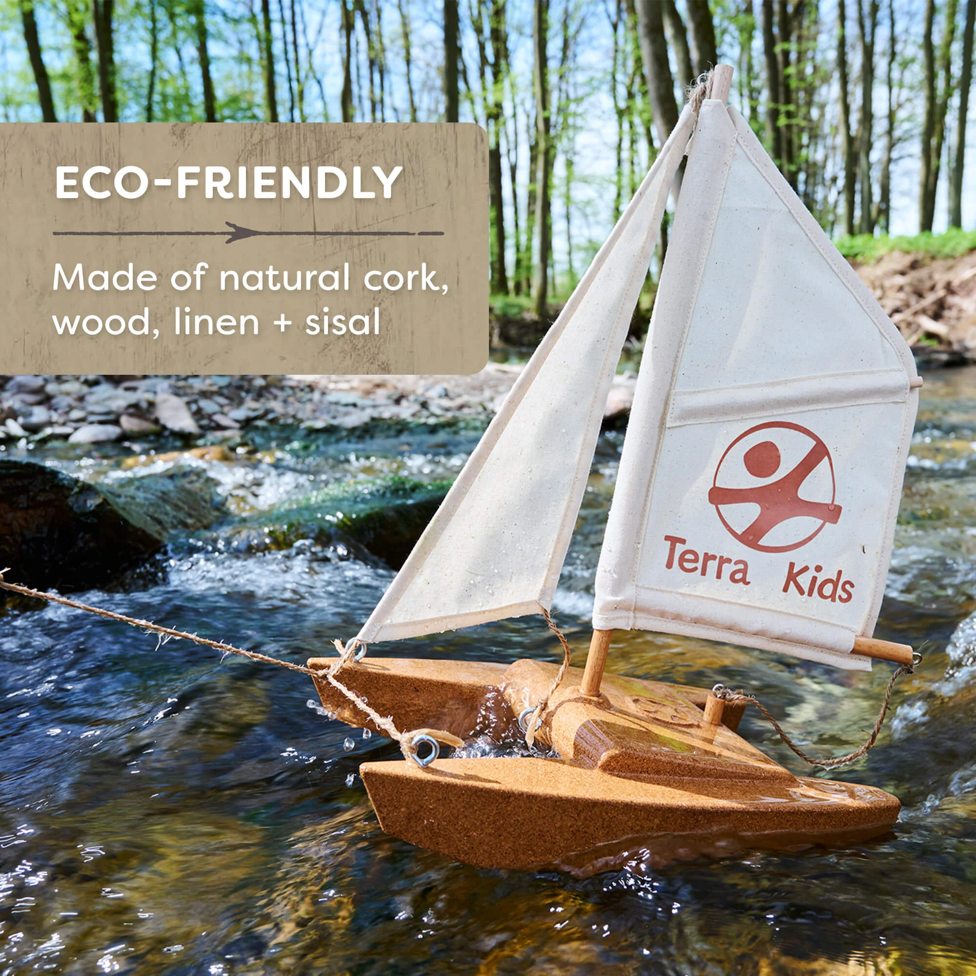 Terra Kids Catamaran DIY Activity Kit for Young Sailors