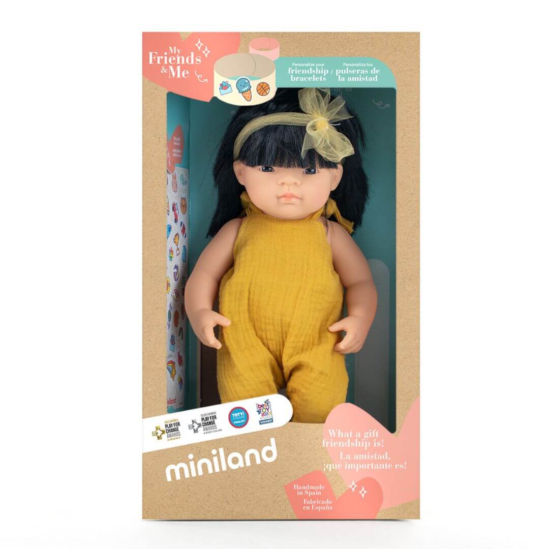 Miniland My Friends & Me 15" Asian Girl Doll