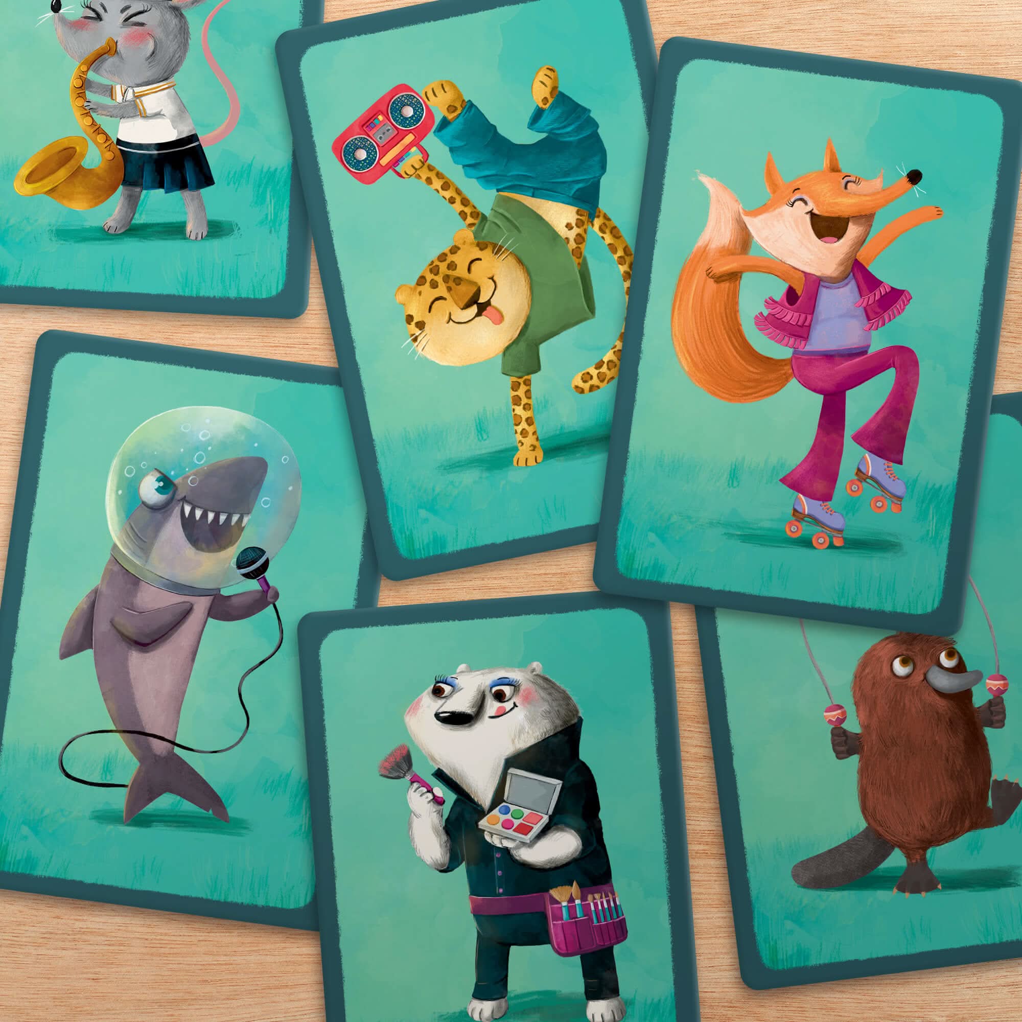 Forest Festival Memory Game for 2-4 Players