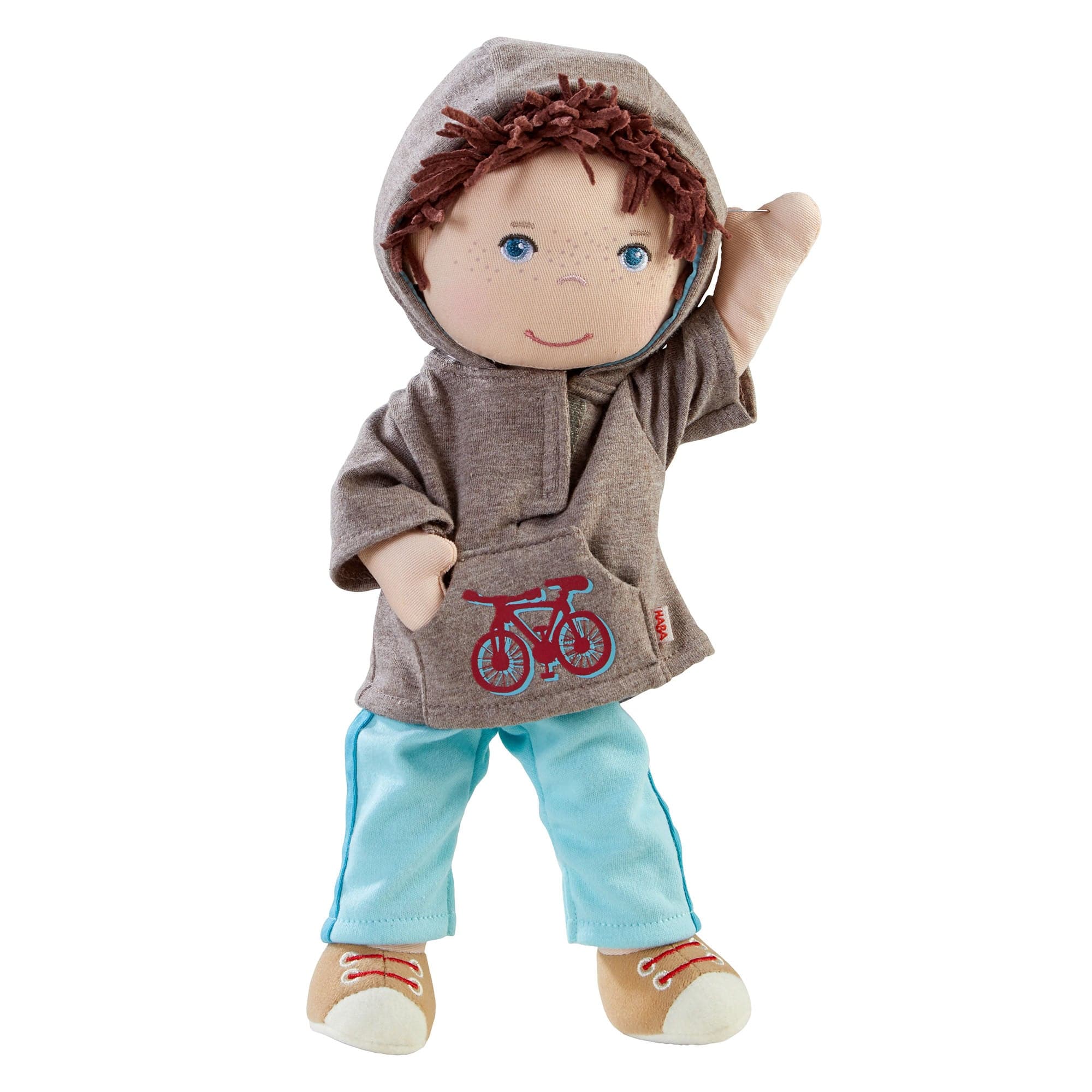 Doll Lian with Hoodie Soft Doll with Chenille Hair