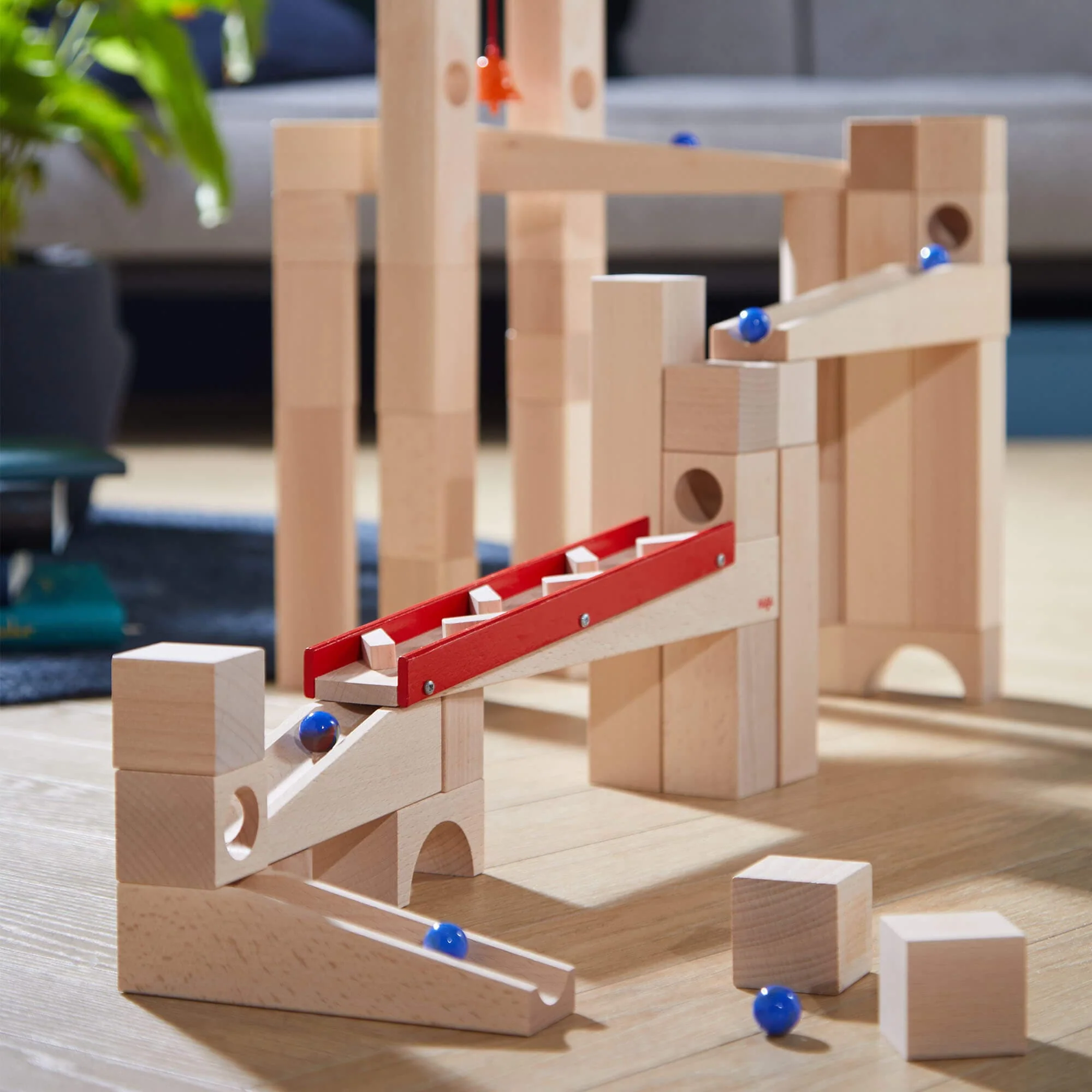 HABA Marble Run Large Set Wooden Building Toy for Kids