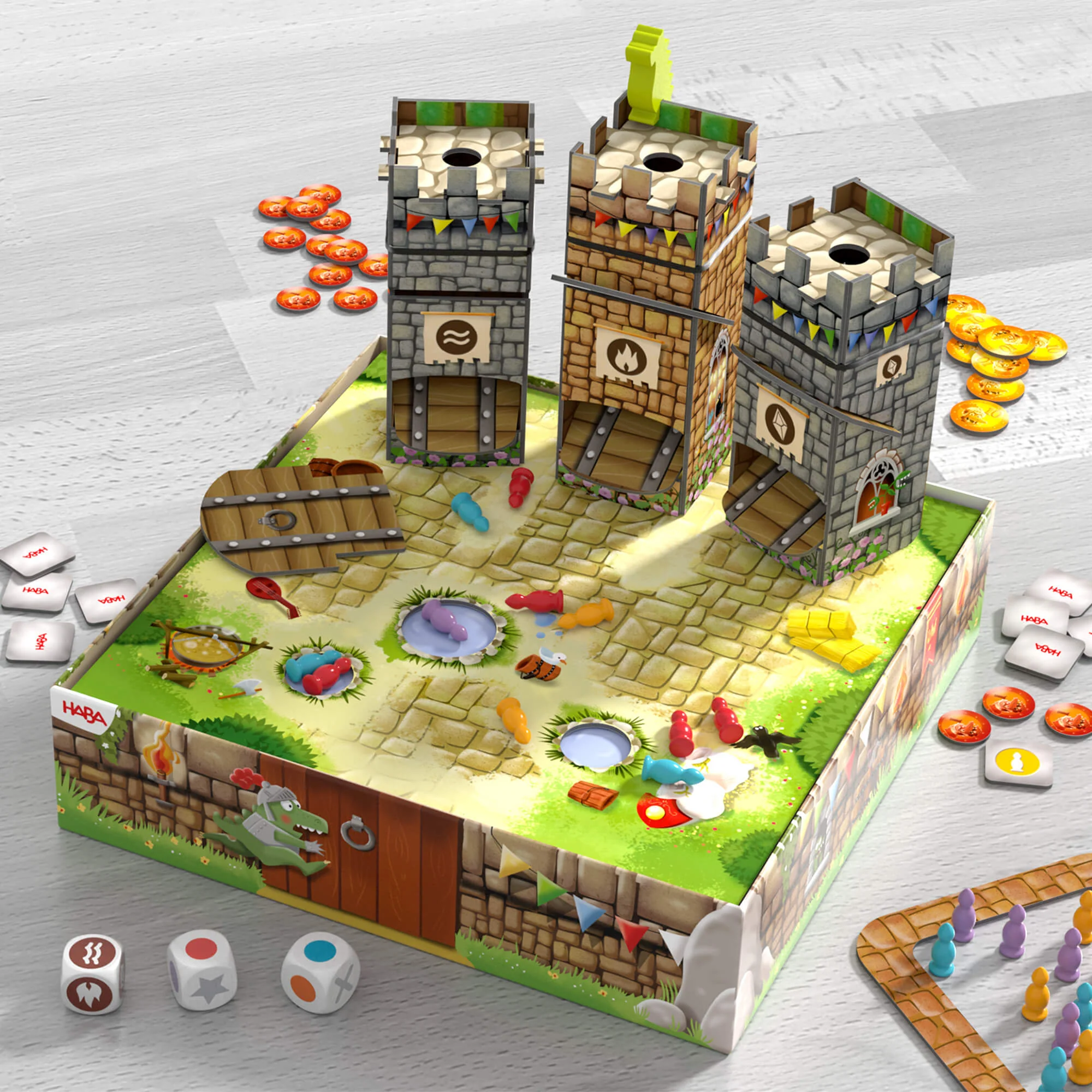 Knuckling Knights Dragon Spectacle Family Game for Kids