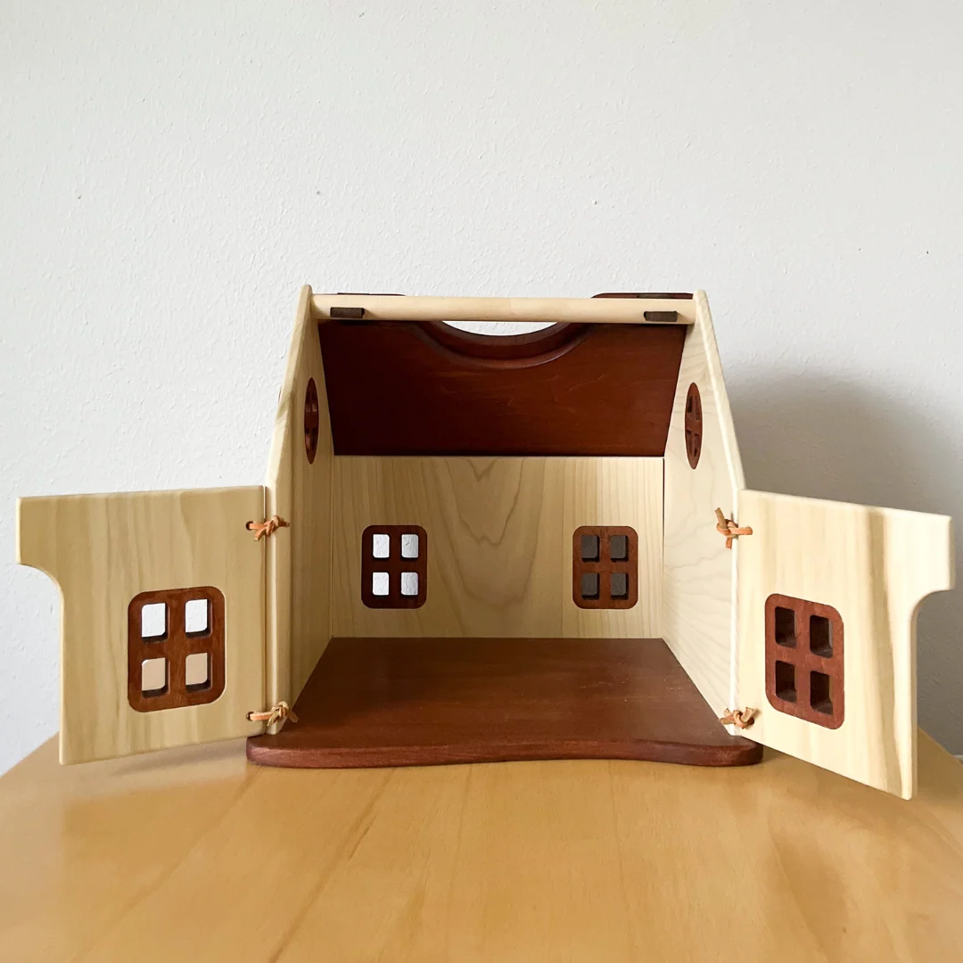 Thimbleberry Cottage Classic Wooden Dollhouse by Bella Luna Toys