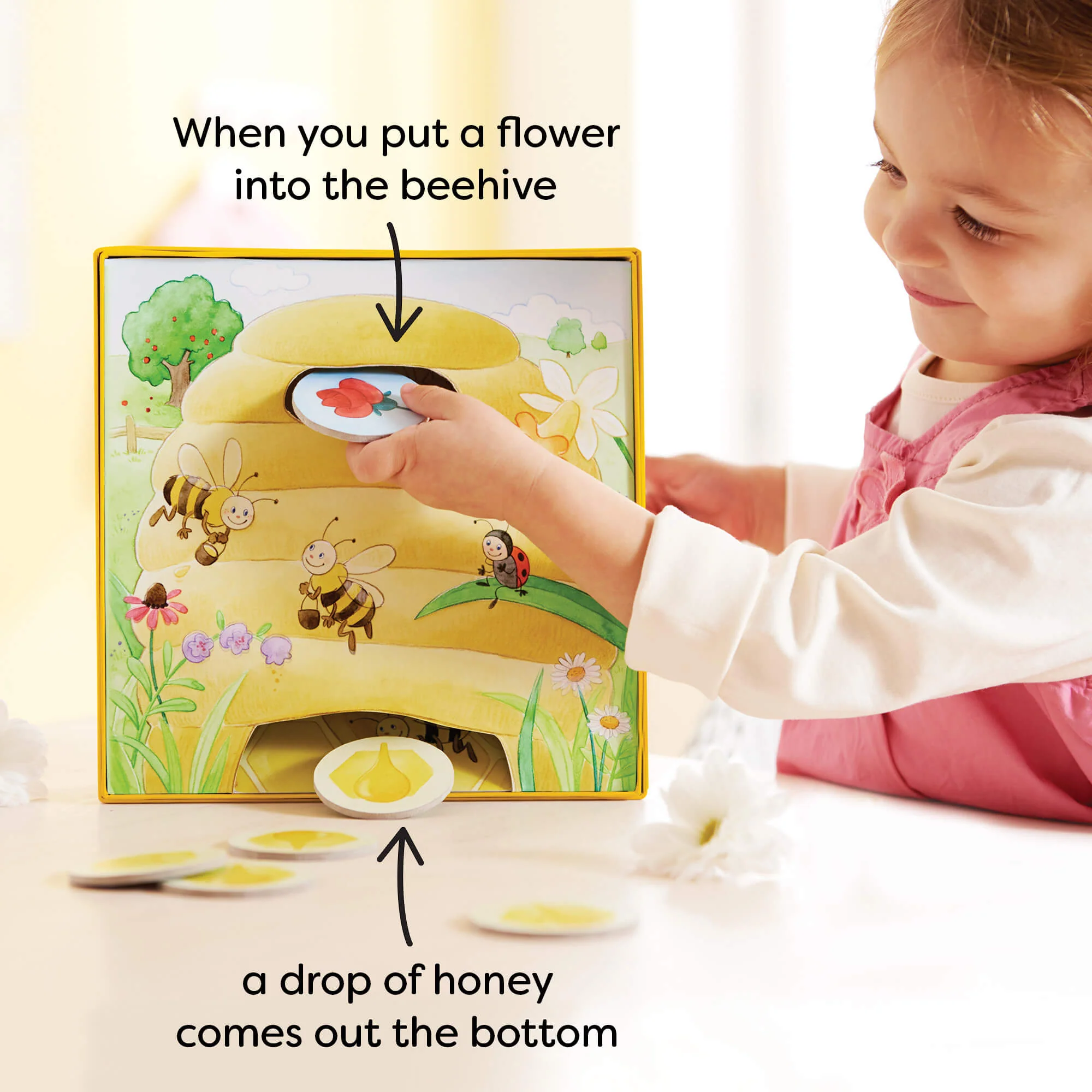My Very First Games Hanna Honeybee Cooperative Toddler Game for Ages 2+
