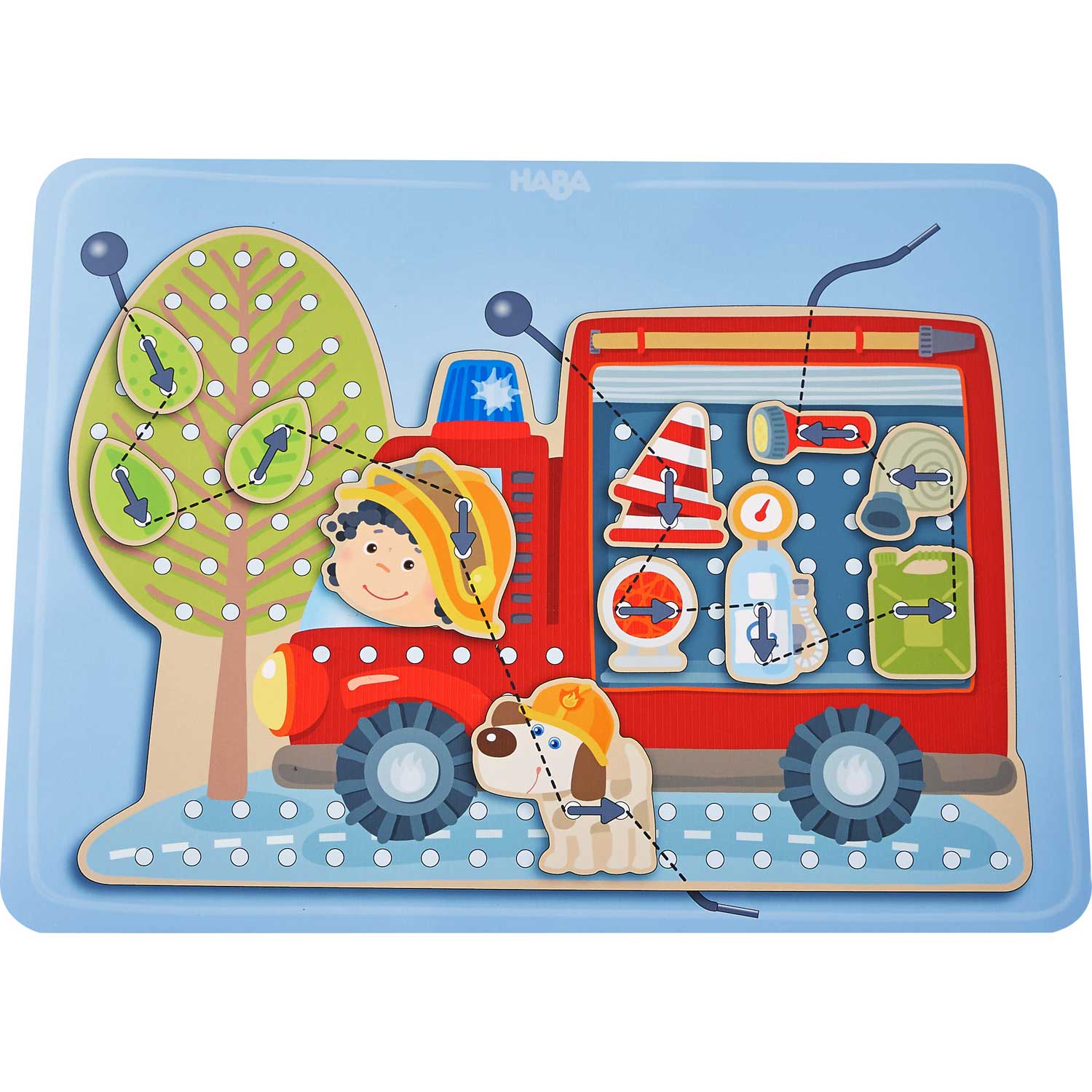 In Action! Threading & Lacing Game for Fire Brigade Fans