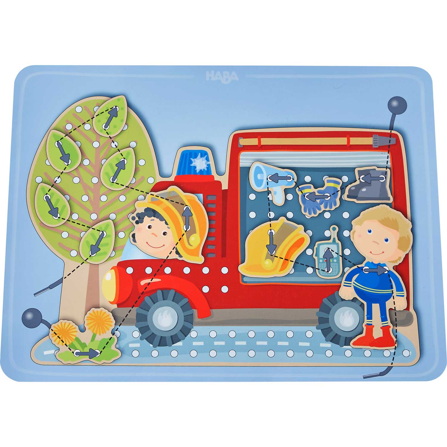 In Action! Threading & Lacing Game for Fire Brigade Fans